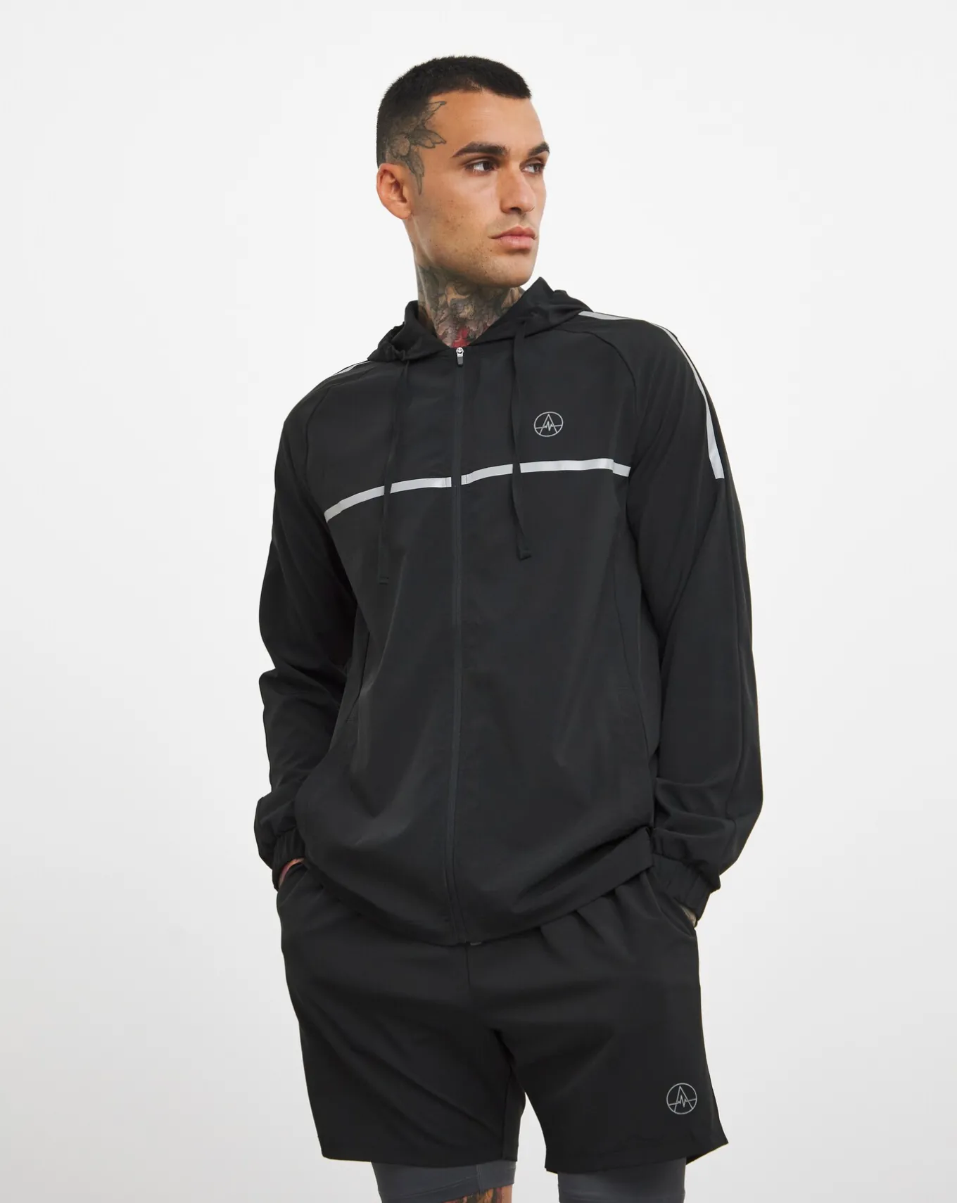 Jacamo | Jacamo Active Active Full Zip Jacket- Hoodies & Sweatshirts