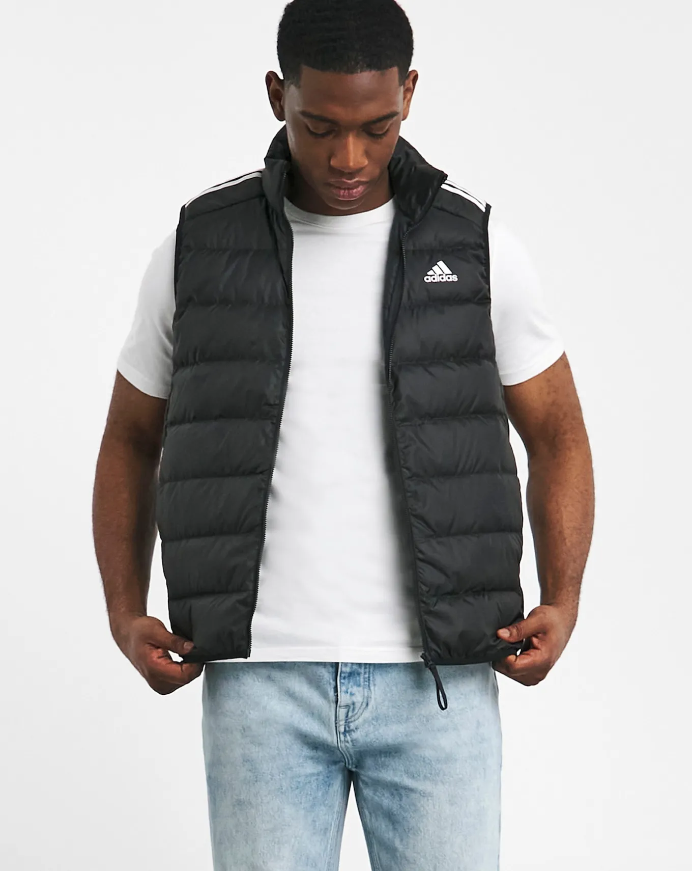 adidas 3 Stripes Down Gilet- Jackets | Coats & Jackets