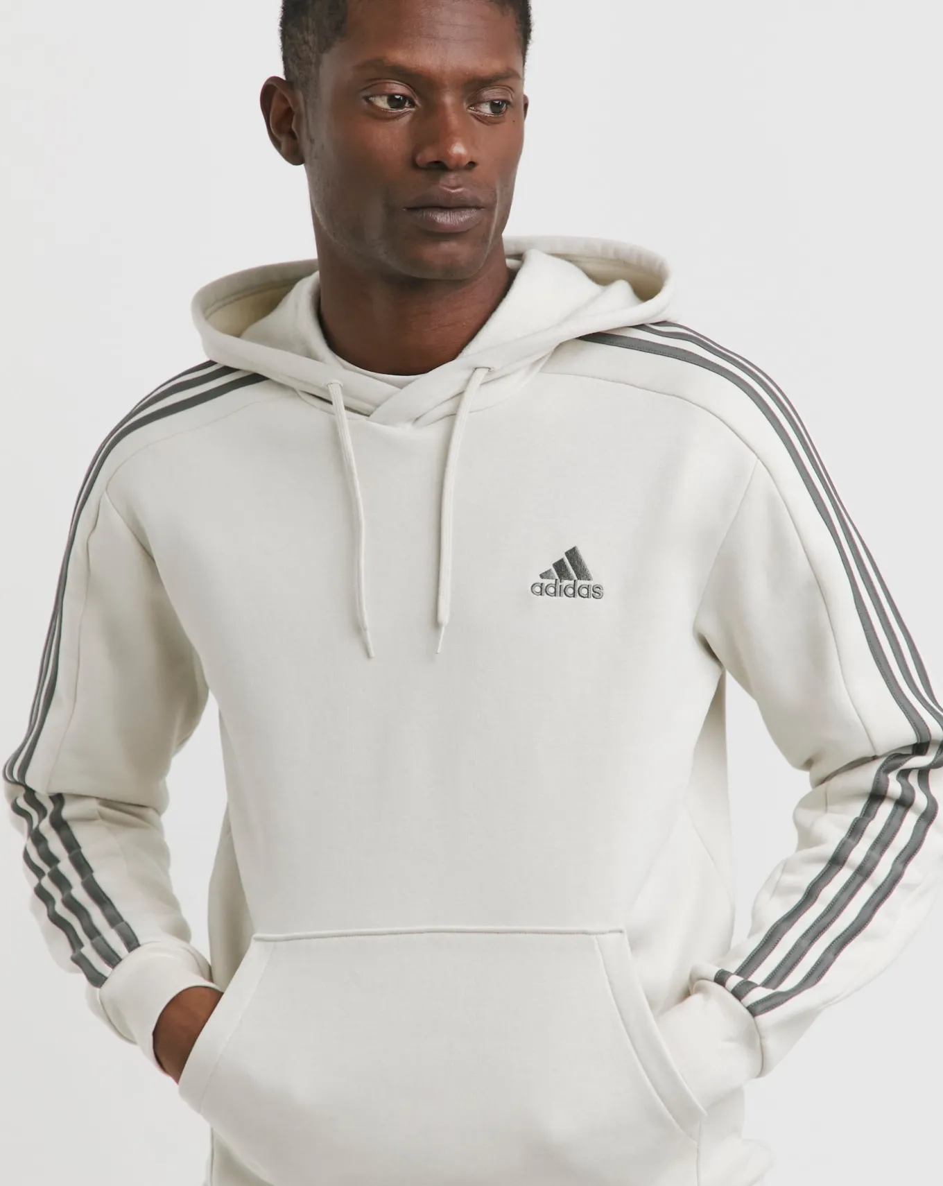 adidas 3 Stripes Fleece Hoodie- Hoodies & Sweatshirts | Hoodies & Sweatshirts