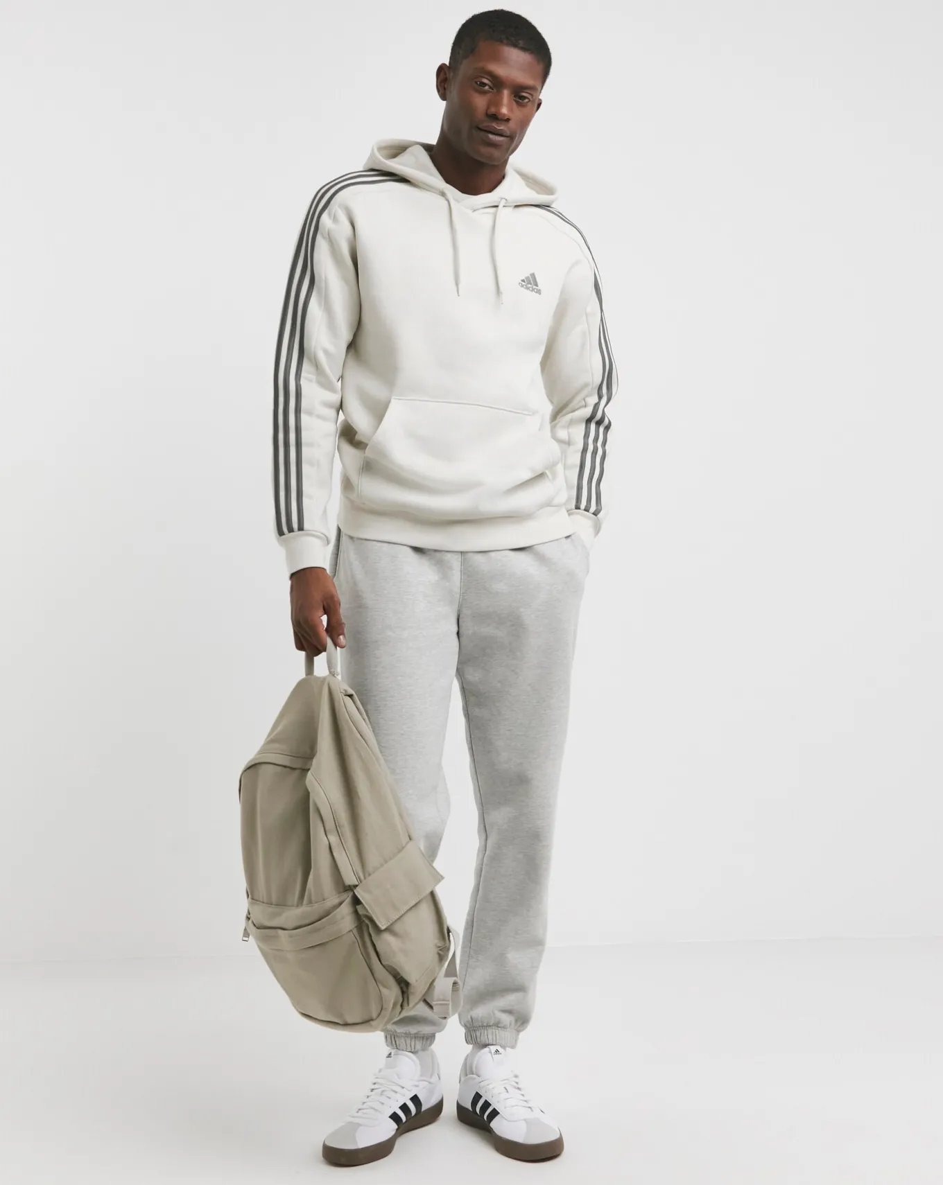 adidas 3 Stripes Fleece Hoodie- Hoodies & Sweatshirts | Hoodies & Sweatshirts