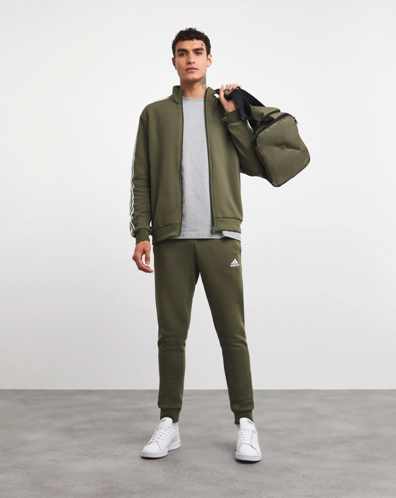 adidas 3 Stripes Fleece Tracksuit- Trainers | Track Pants