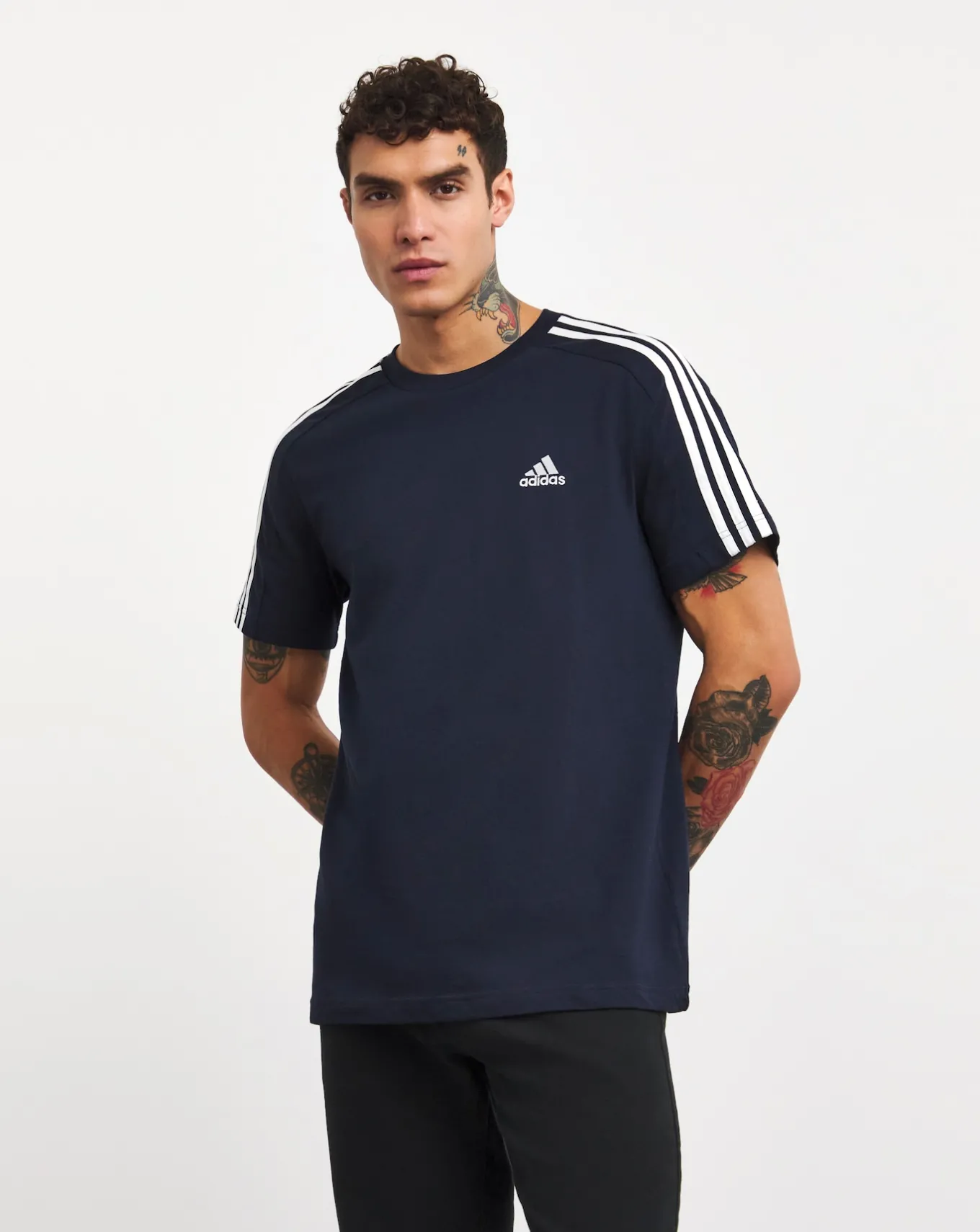 adidas 3 Stripes T-Shirt- Trainers | Track Pants