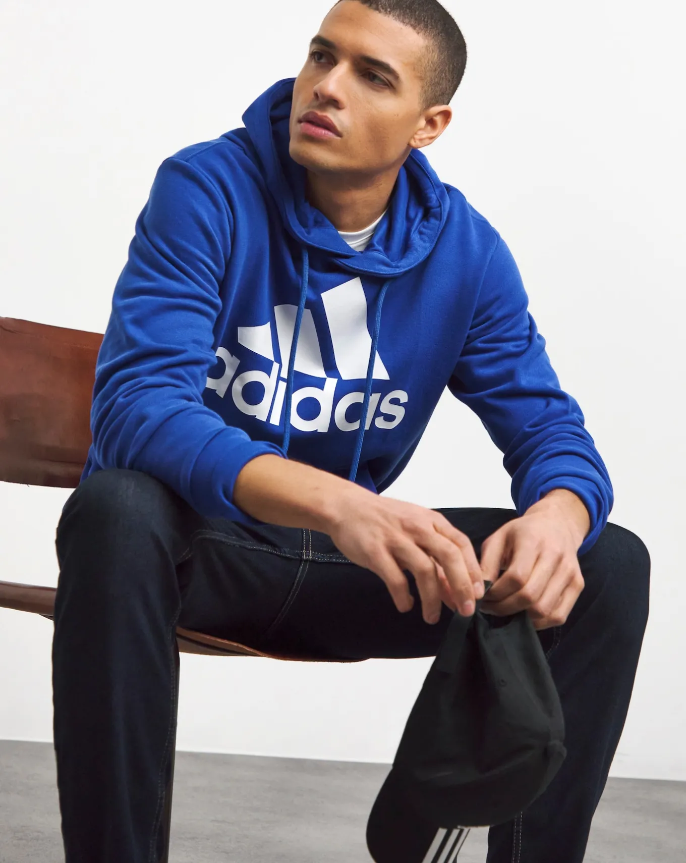 adidas Big Logo French Terry Hoodie- Hoodies & Sweatshirts | Hoodies & Sweatshirts