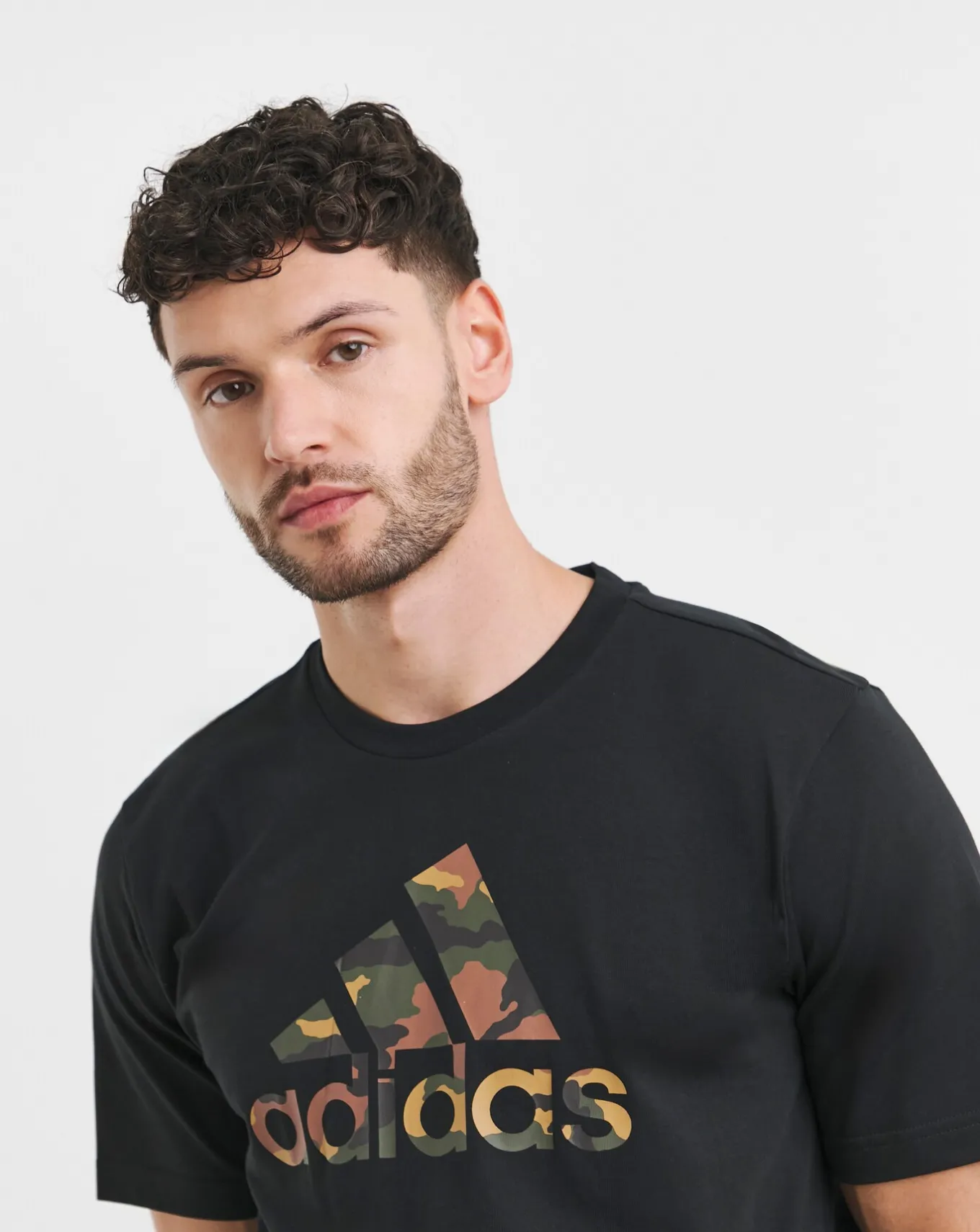 adidas Camo Logo T-Shirt- T-shirts & Vests | T-shirts & Vests