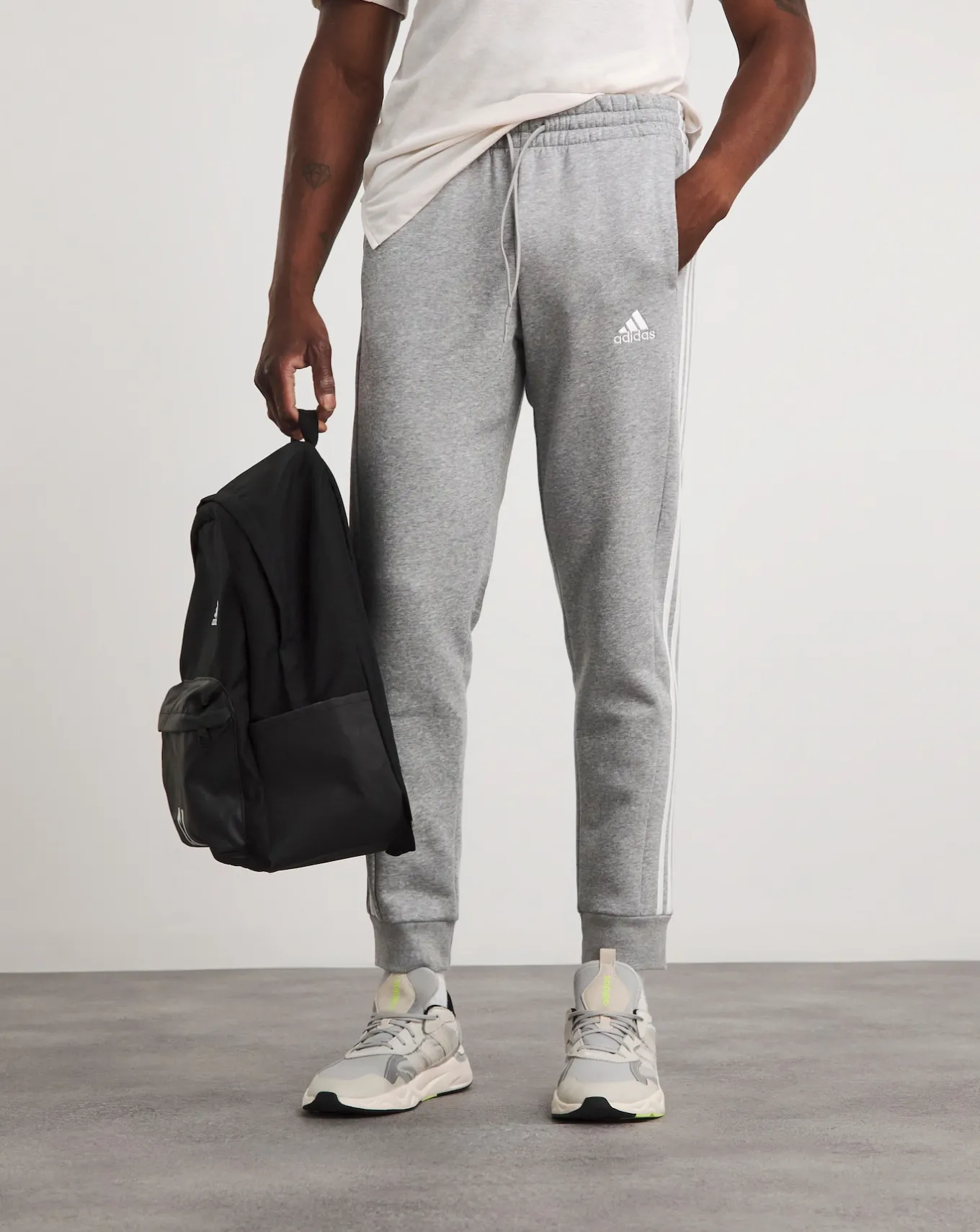 adidas Essentials 3 Stripes Joggers- Track Pants | Trousers, Chinos & Cargos