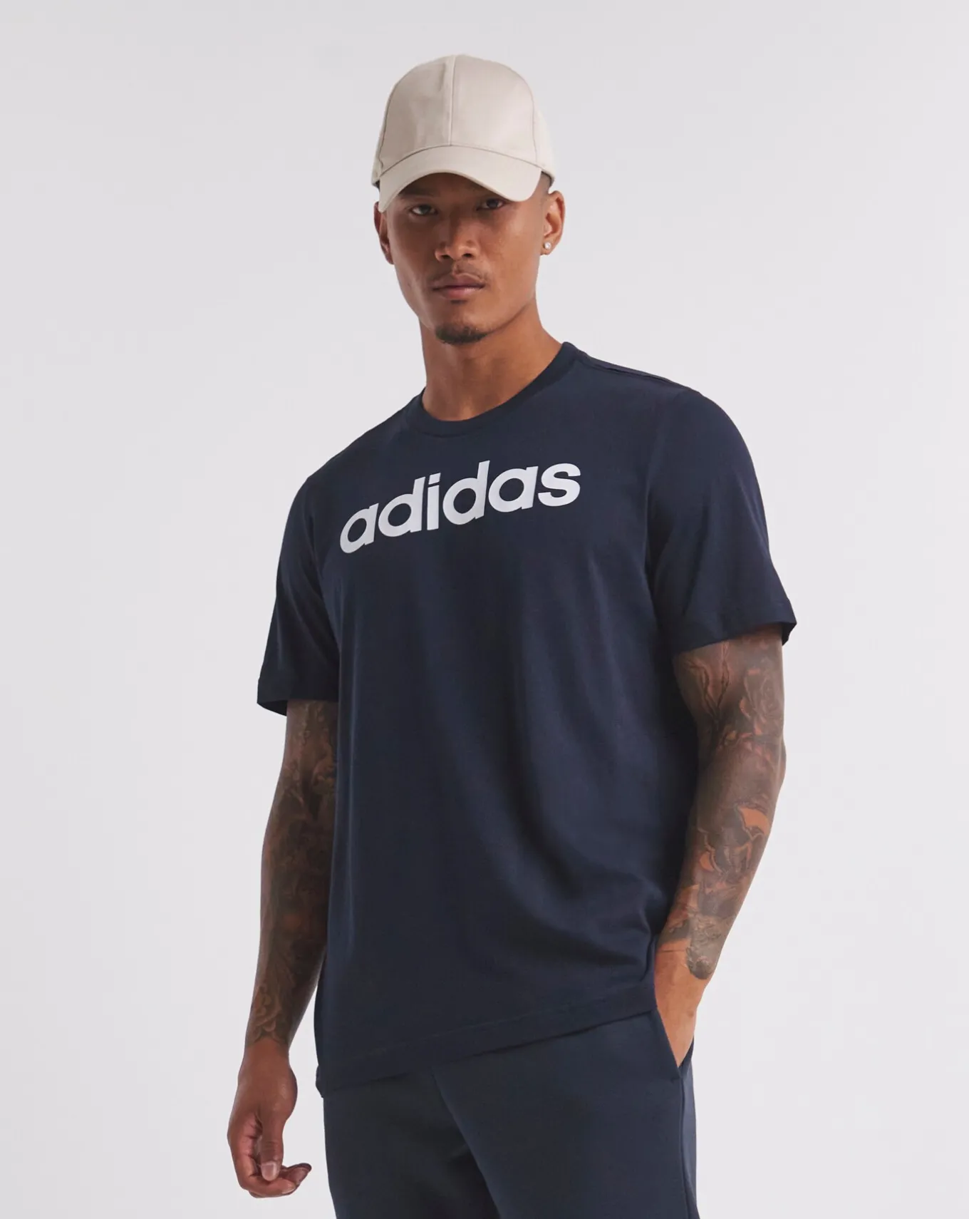 adidas Essentials Logo T-Shirt- Trainers | Track Pants