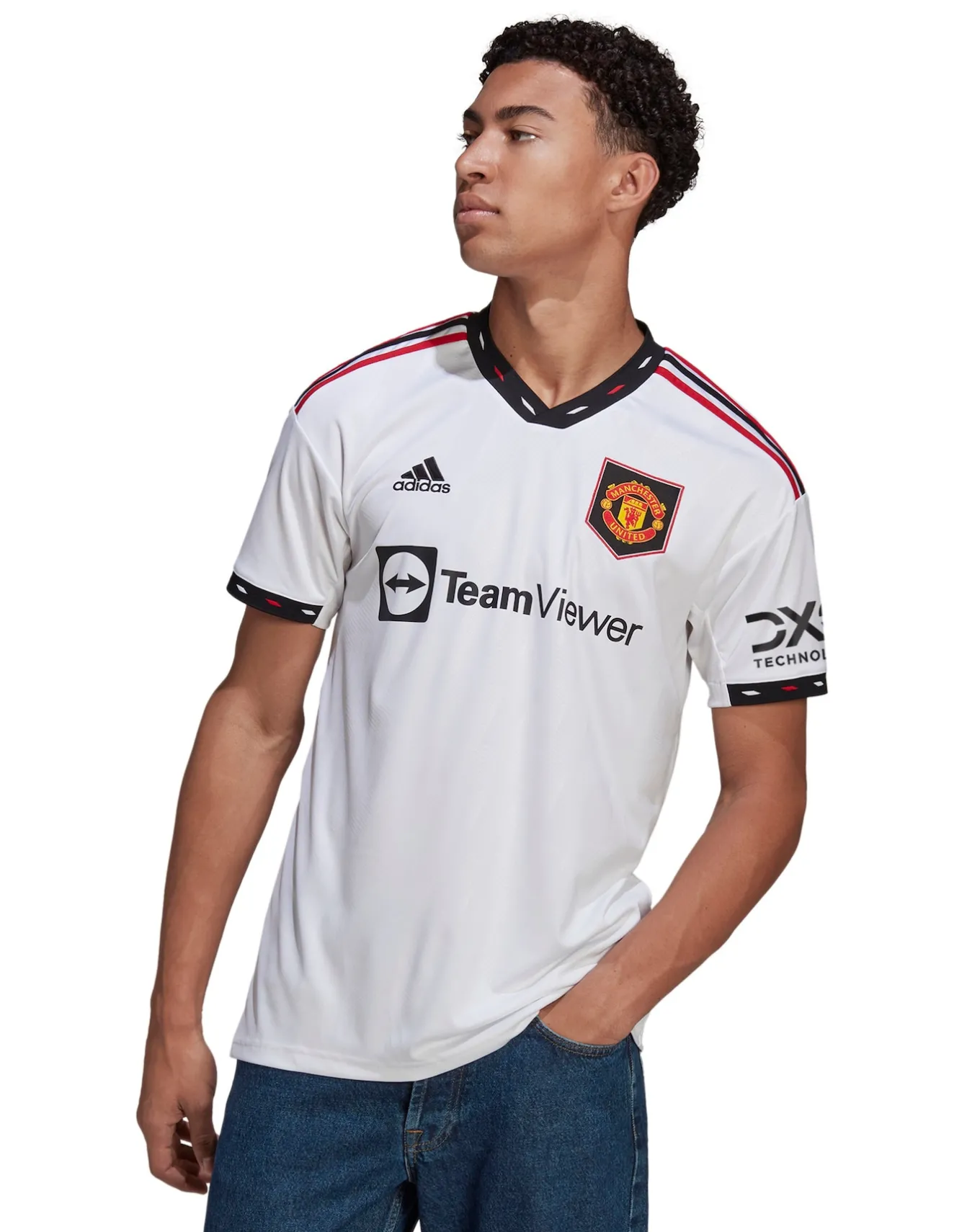 Manchester United adidas FC 2022/23 Short Sleeve Away Jersey- Football & Rugby Shirts