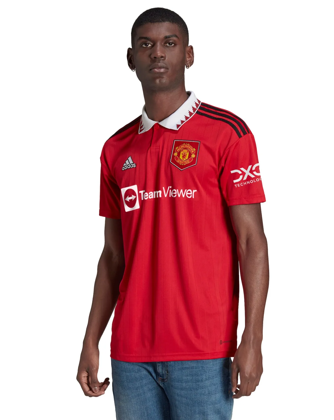 Manchester United adidas FC 2022/23 Short Sleeve Home Jersey- Football & Rugby Shirts