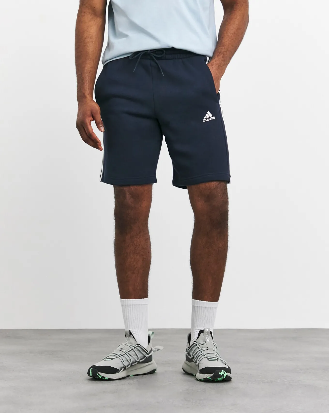 adidas 3-Stripes Fleece Short- Shorts | Shorts