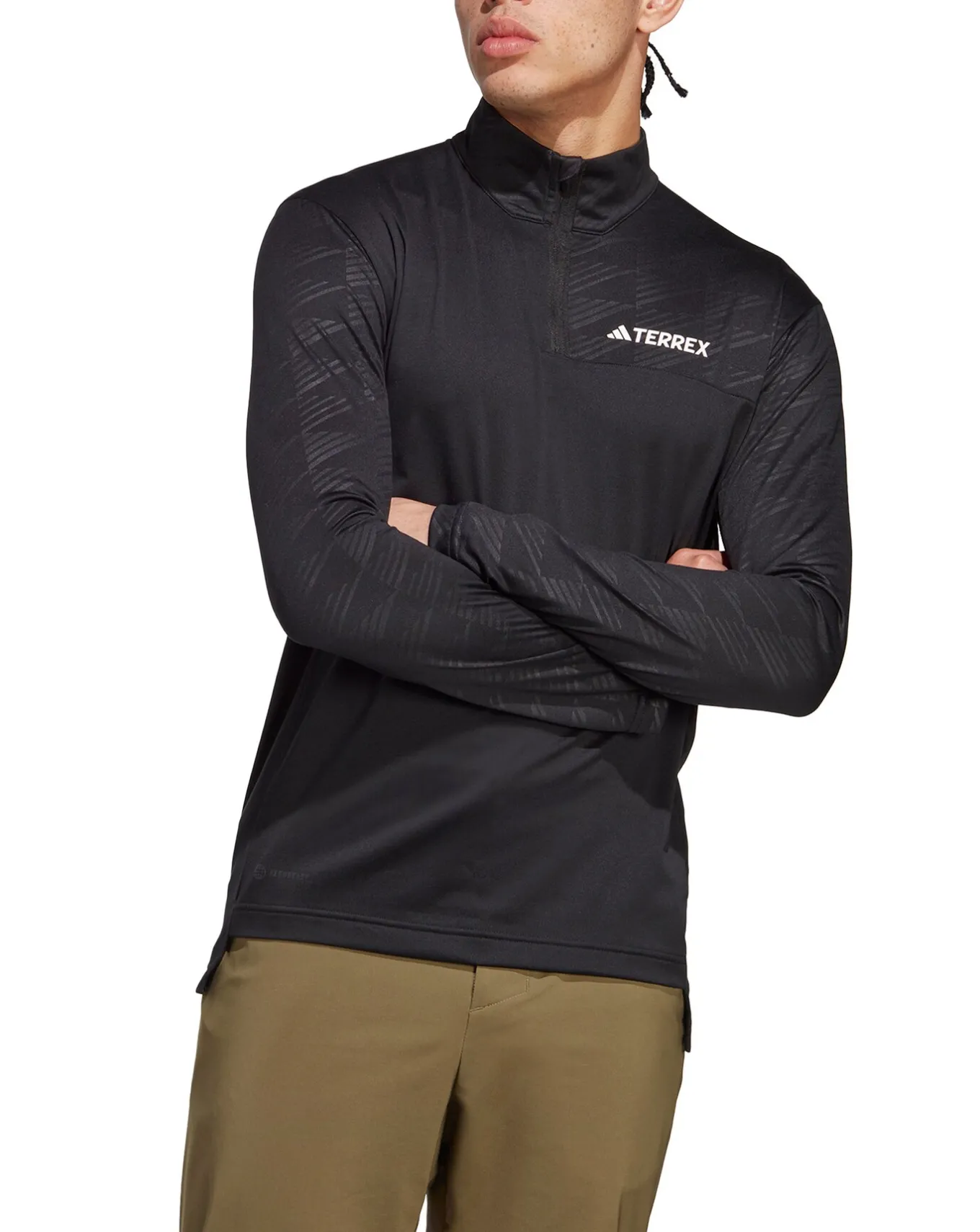 adidas Terrex 1/2 Zip Midlayer- Track Tops