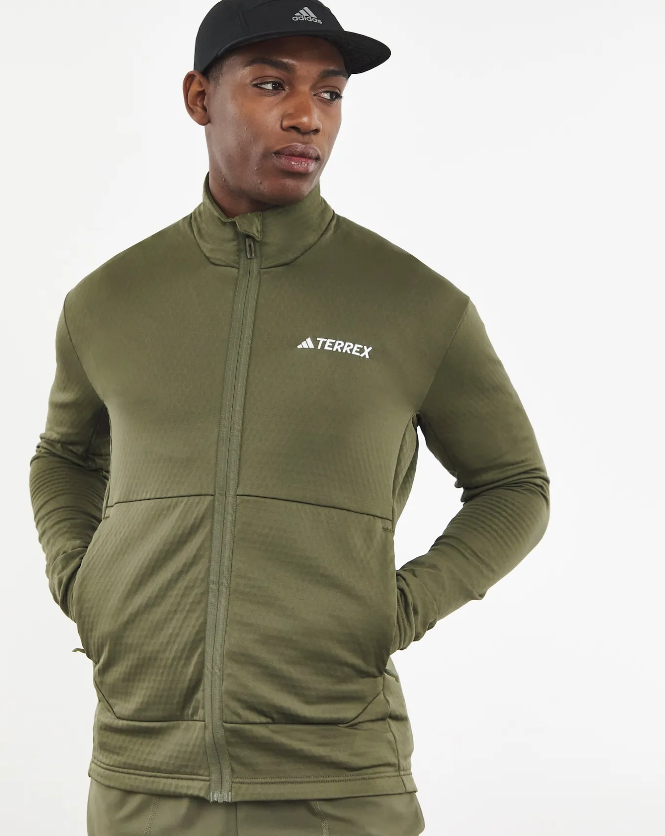 adidas Terrex Full Zip Fleece Jacket- Coats & Jackets