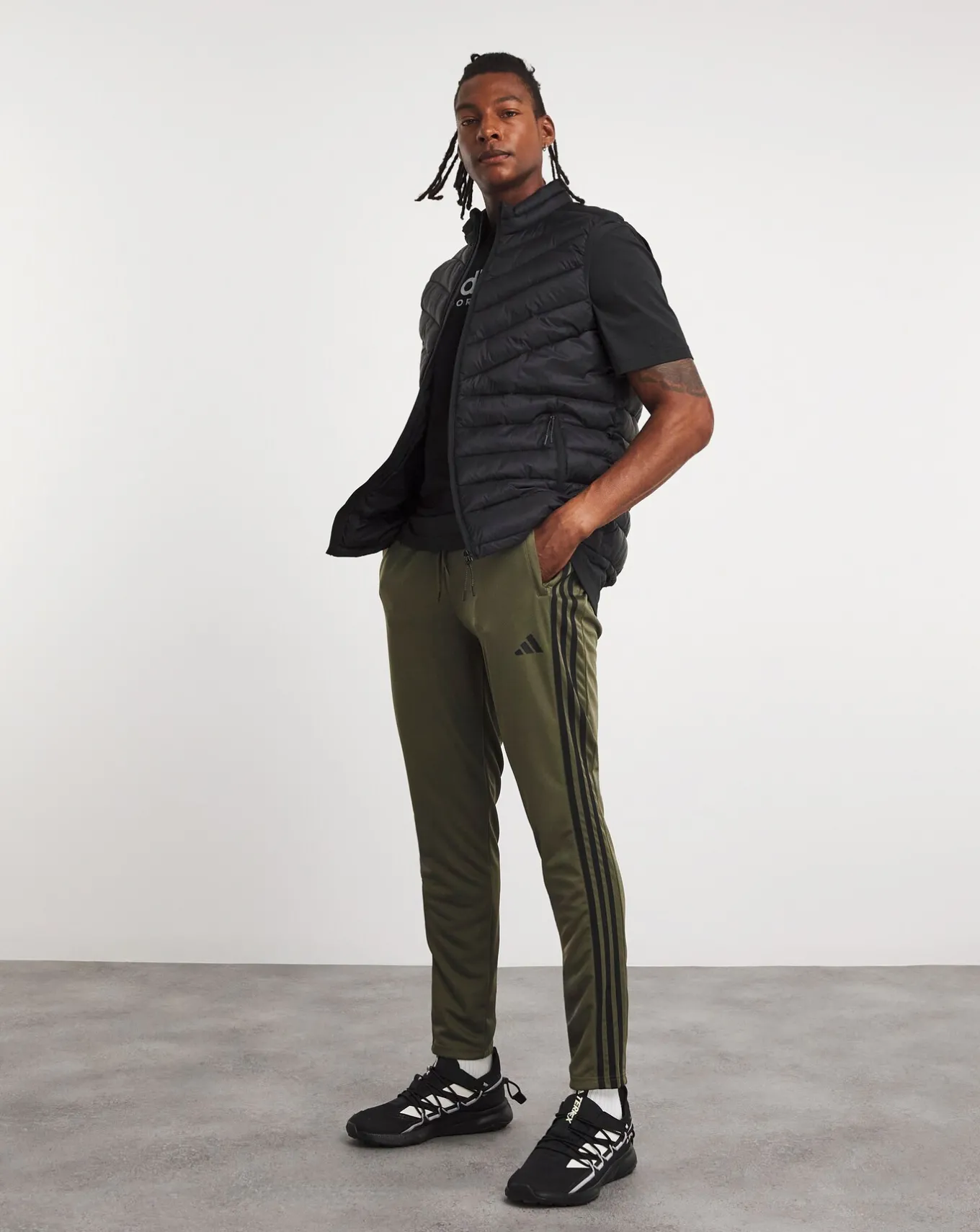 adidas Train Essentials 3 Stripes Training Joggers- Track Pants | Trousers, Chinos & Cargos