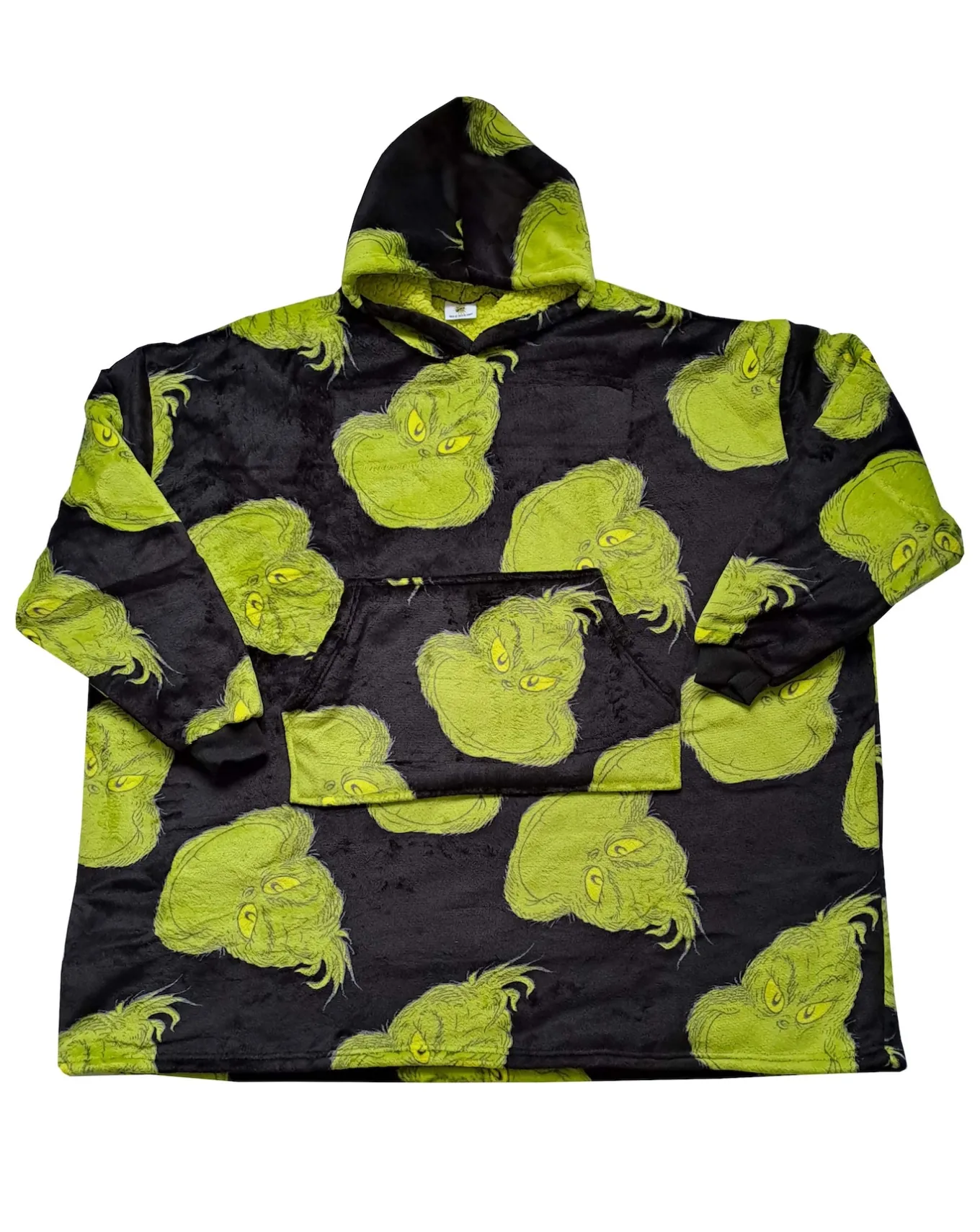 Jacamo Adults Oversize Grinch Hoodie- Hoodies & Sweatshirts