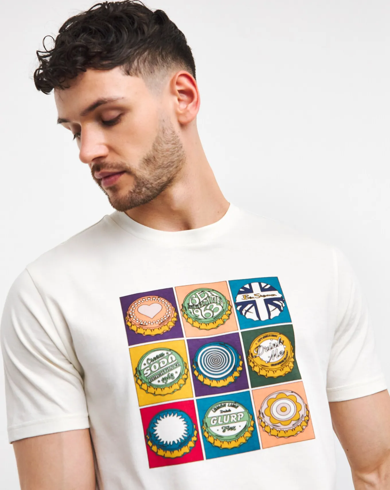 Ben Sherman Bottle Tops T-Shirt- T-shirts & Vests