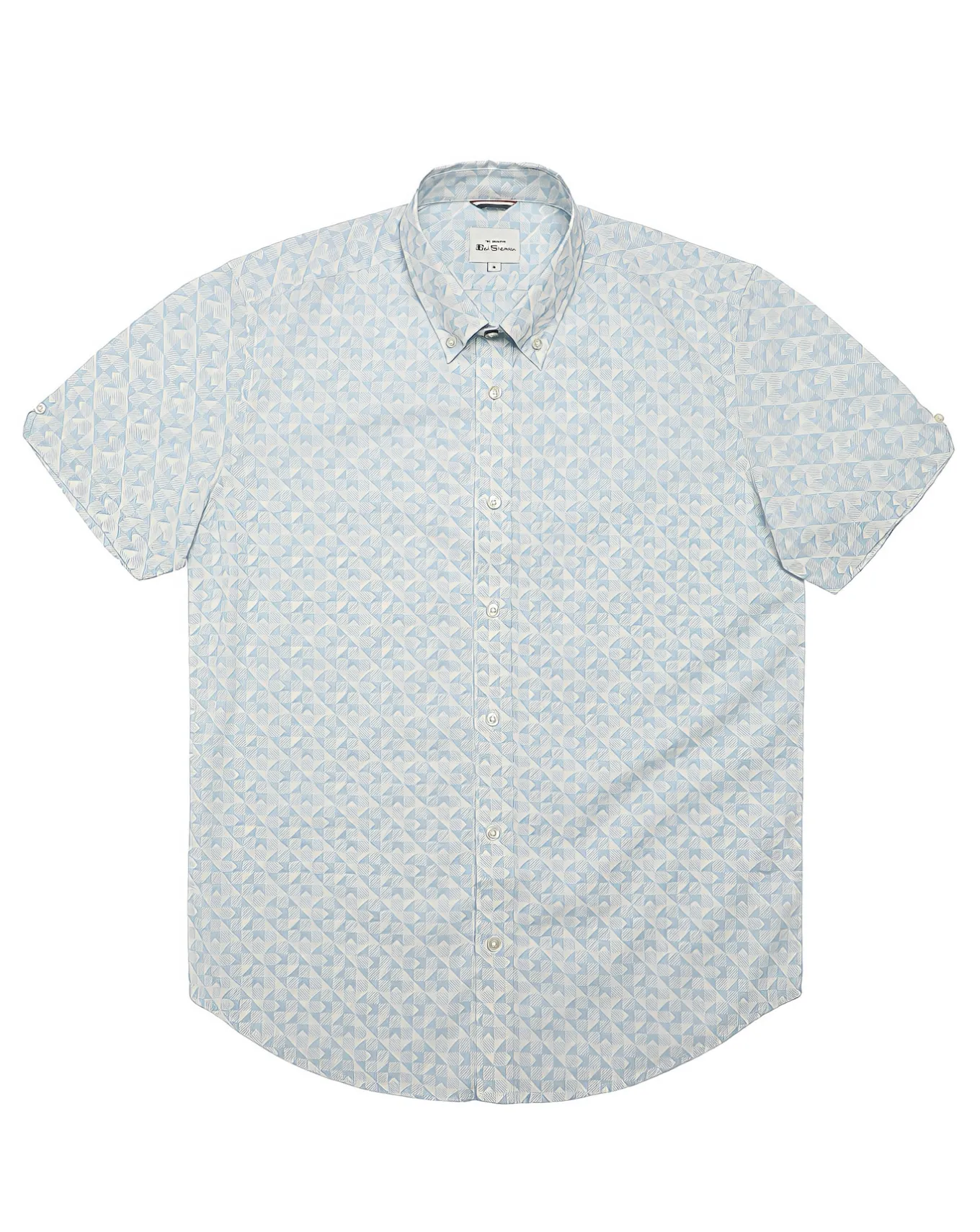 Ben Sherman Geo Print Short Sleeve Shirt- Shirts