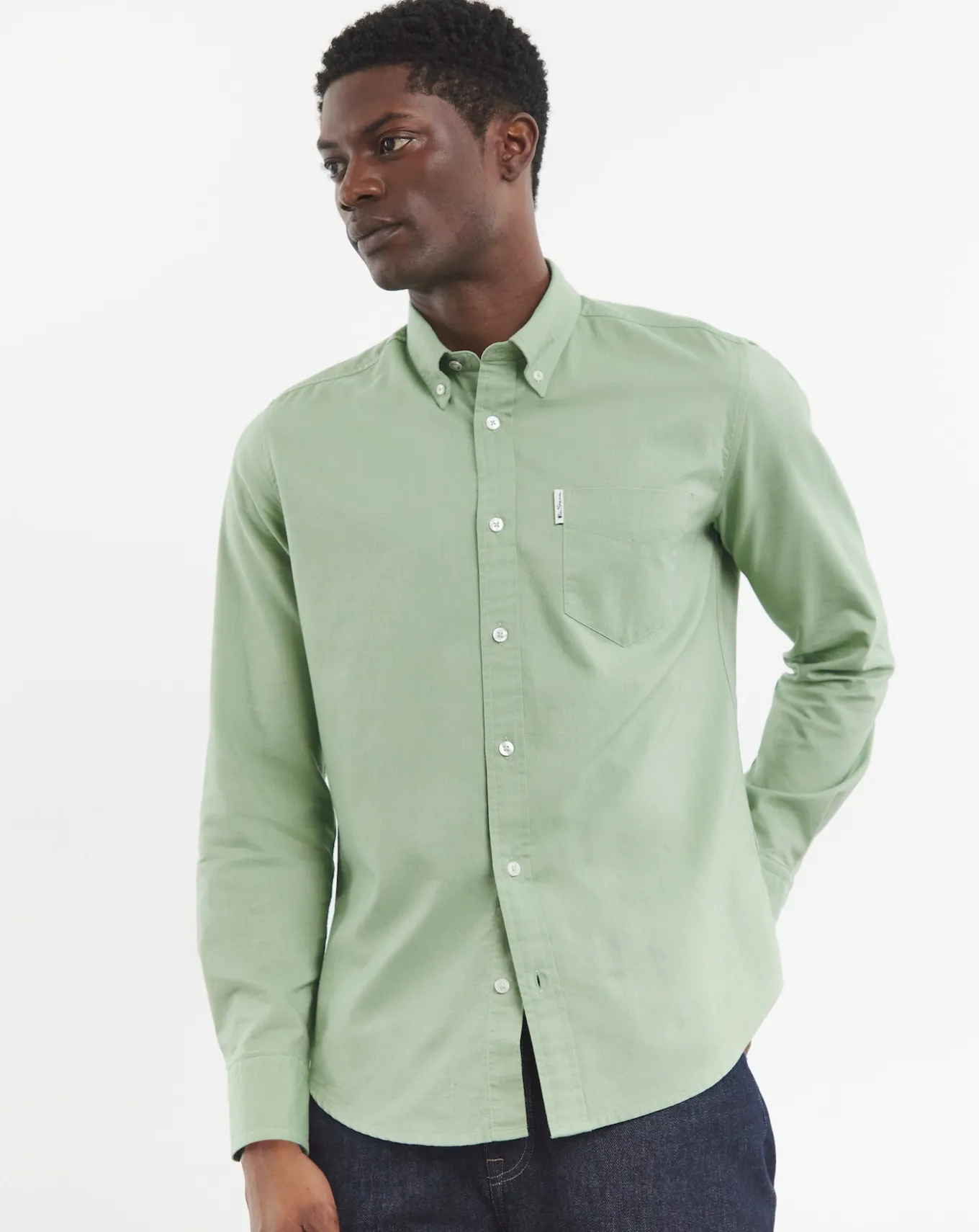 Ben Sherman Long Sleeve Oxford Shirt- Shirts