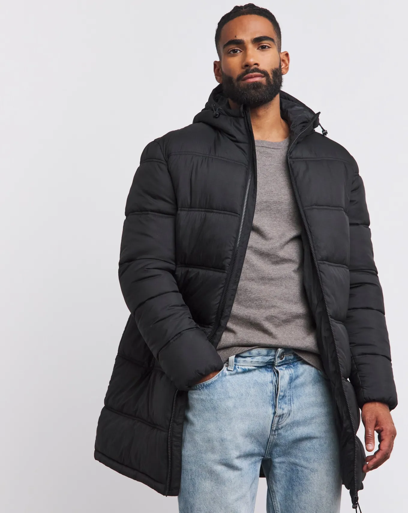 Jacamo Clean Puffer Jacket- Coats & Jackets