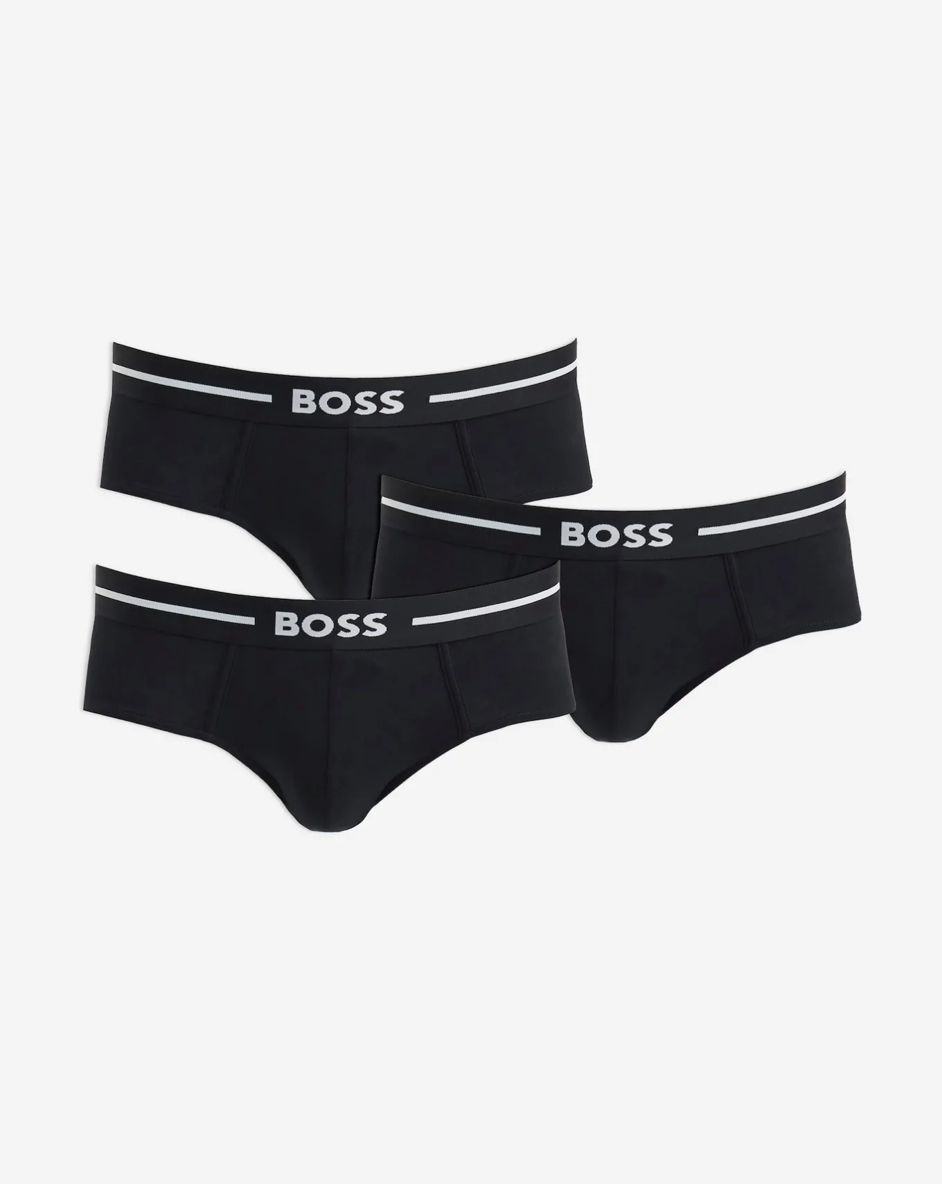 BOSS 3 Pack Bold Logo Trunks- Underwear