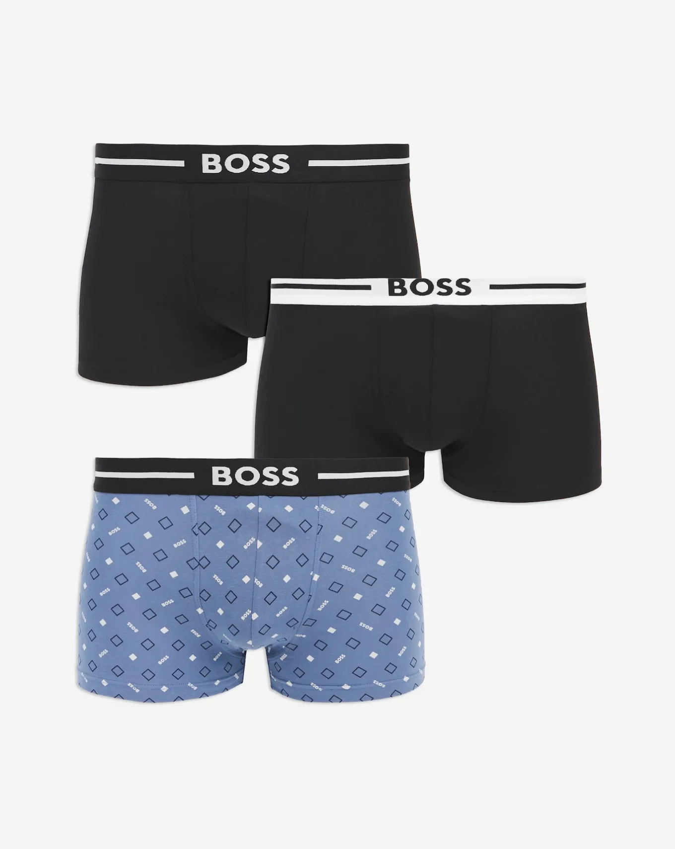 BOSS 3 Pack Bold Design Trunk- Underwear | T-shirts & Vests