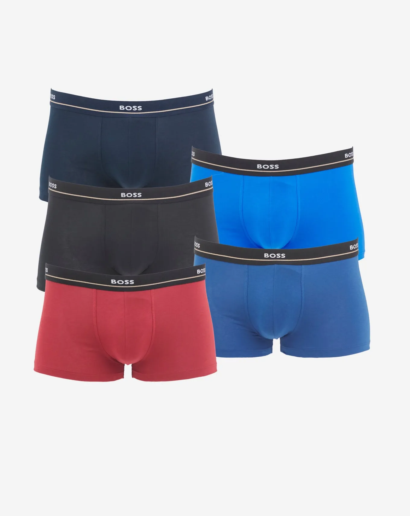 BOSS 5 Pack Essential Logo Trunk- Underwear