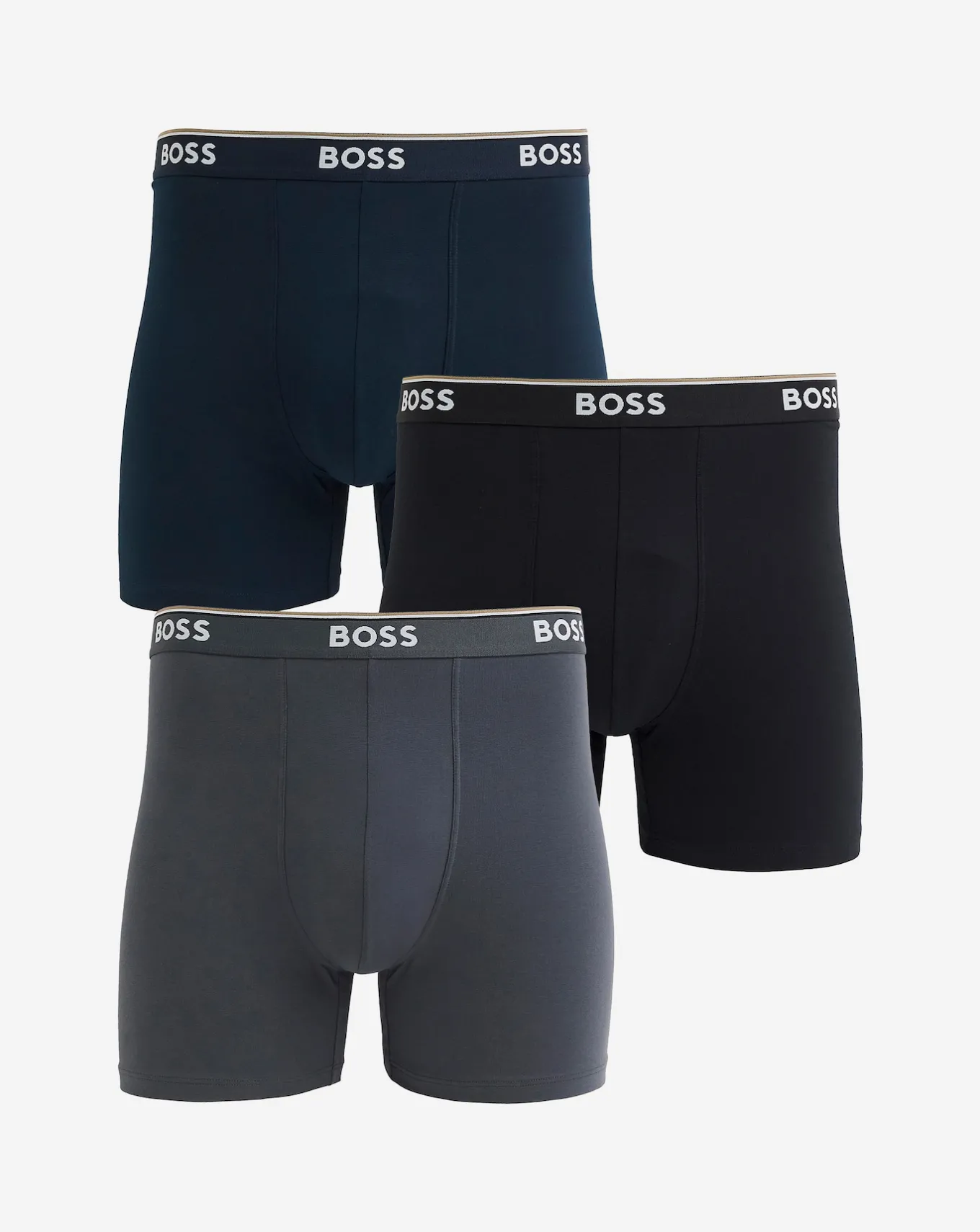 BOSS 3 Pack Power Trunk in B&T- Underwear