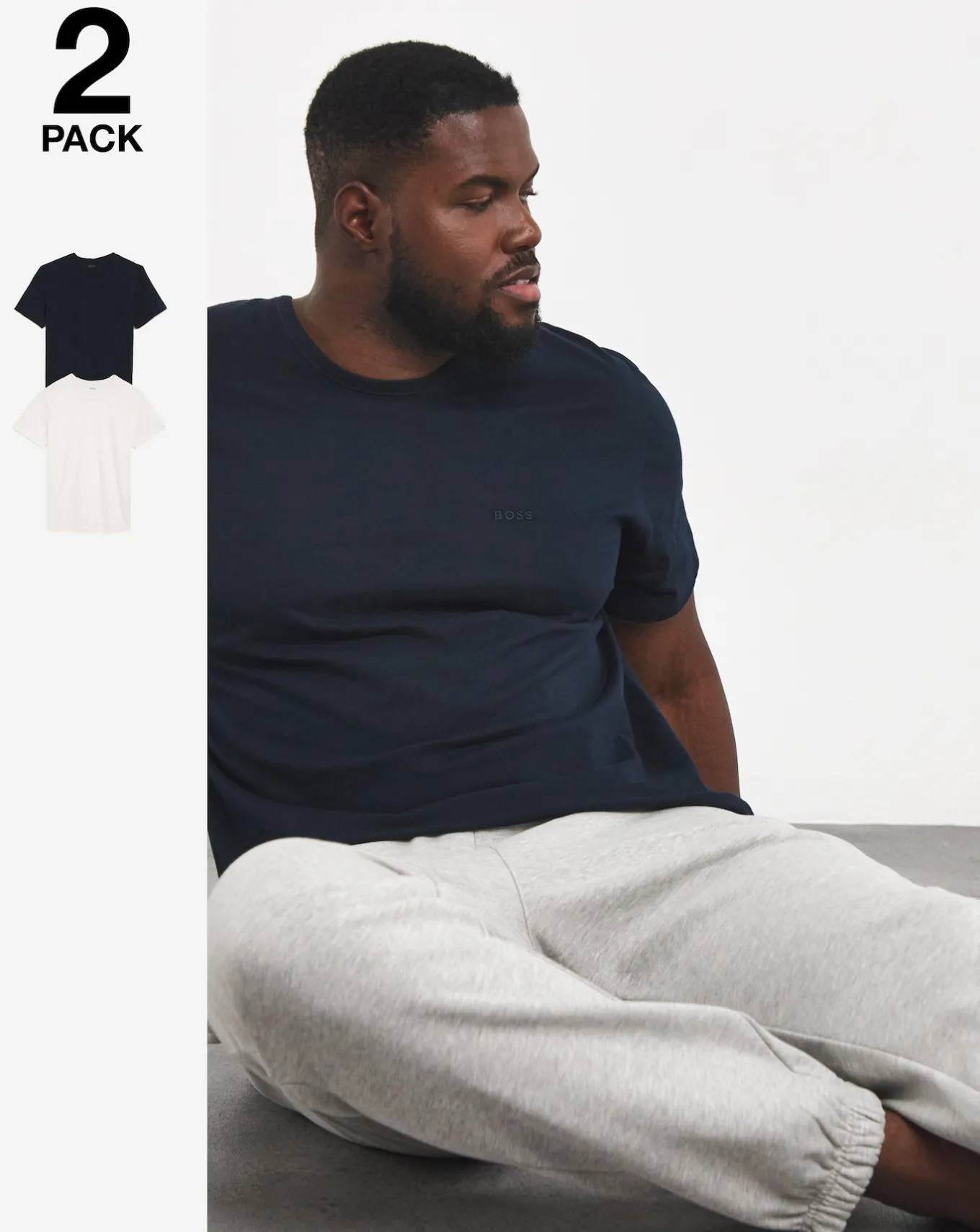 BOSS 2 PK Lounge T-Shirts- Nightwear | Loungewear