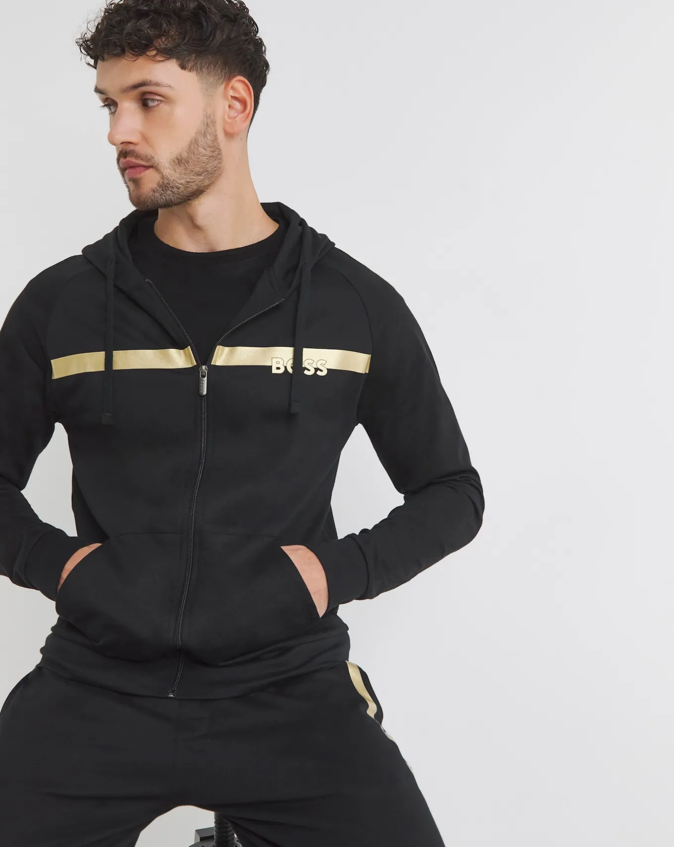 BOSS Authentic Lounge Hoodie- Loungewear | Hoodies & Sweatshirts