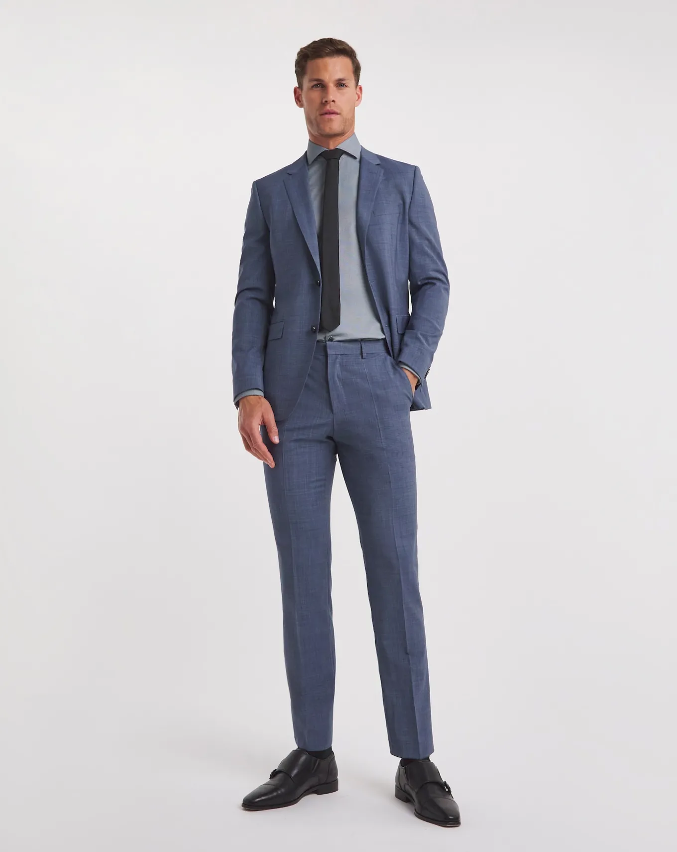 BOSS Wool Mix Suit Trouser- Suit Trousers | Suits & Waistcoats