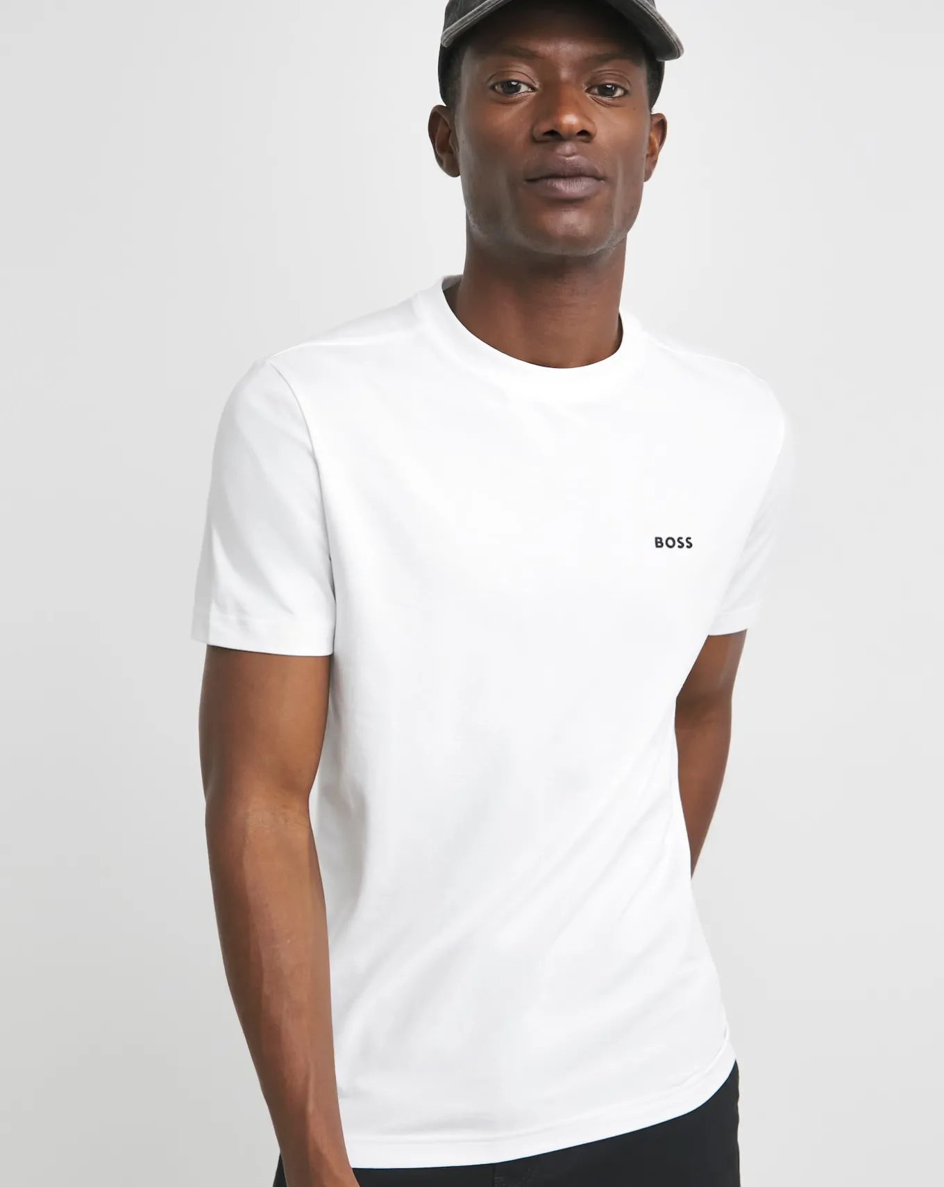 BOSS Classic Short Sleeve Small Logo T-Shirt- T-shirts & Vests