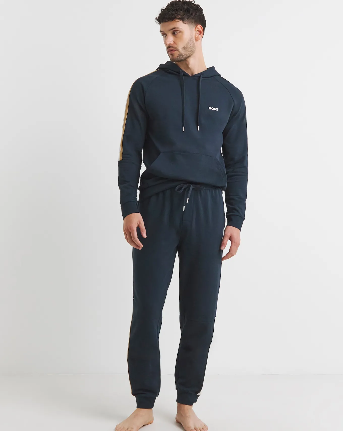 BOSS Dark Blue Lounge Pants- Nightwear