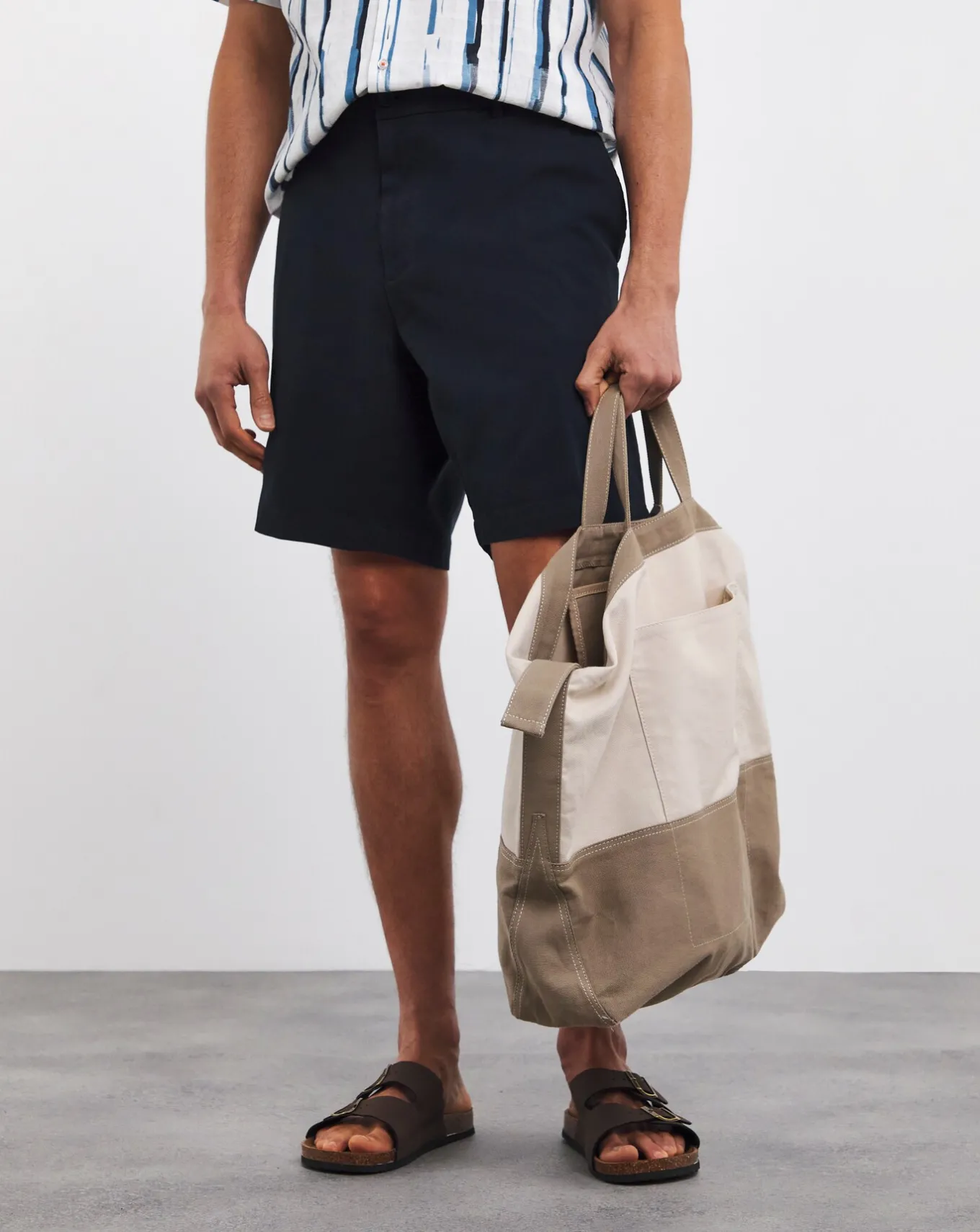 BOSS Dark Blue Twill Short- Shorts