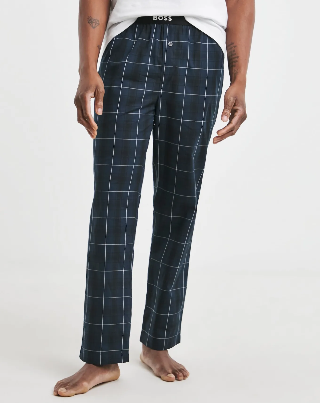 BOSS Dark Blue Urban Lounge Pants- Nightwear