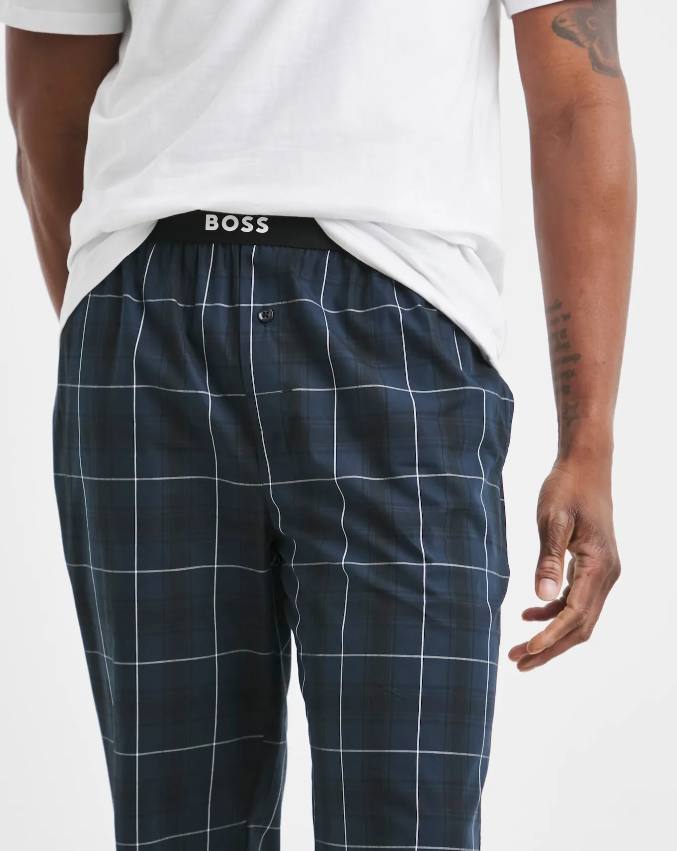 BOSS Dark Blue Urban Lounge Pants- Nightwear