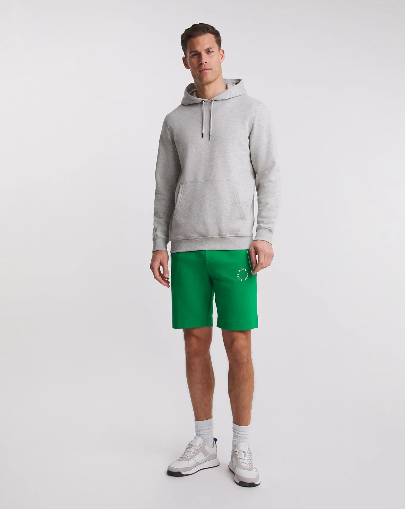 BOSS Circle Logo Sweat Short- Shorts