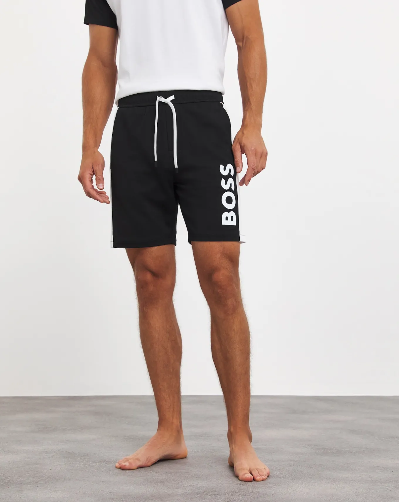 BOSS Logo Lounge Sweat Shorts- Nightwear