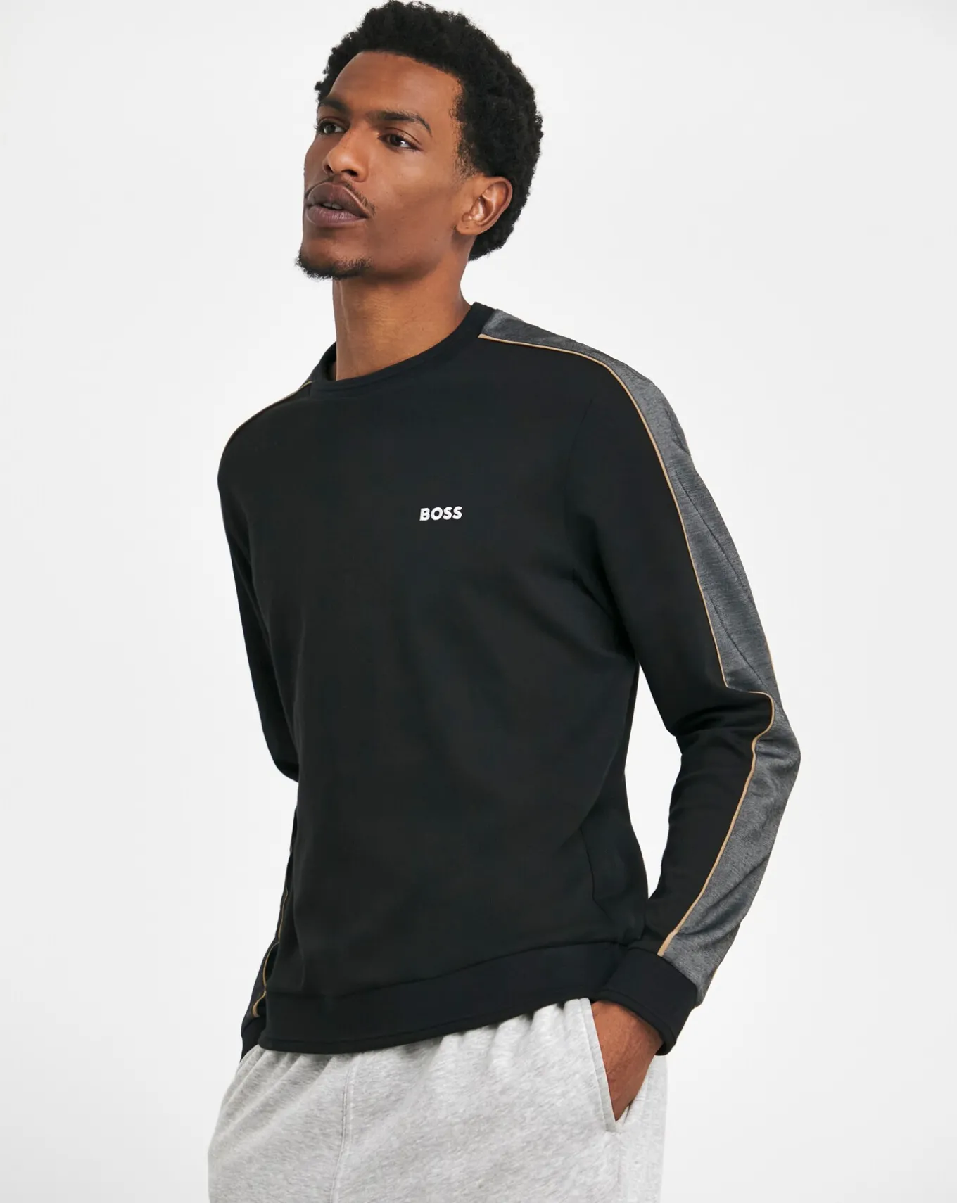 BOSS Lounge Tracksuit Sweatshirt- Nightwear | Hoodies & Sweatshirts