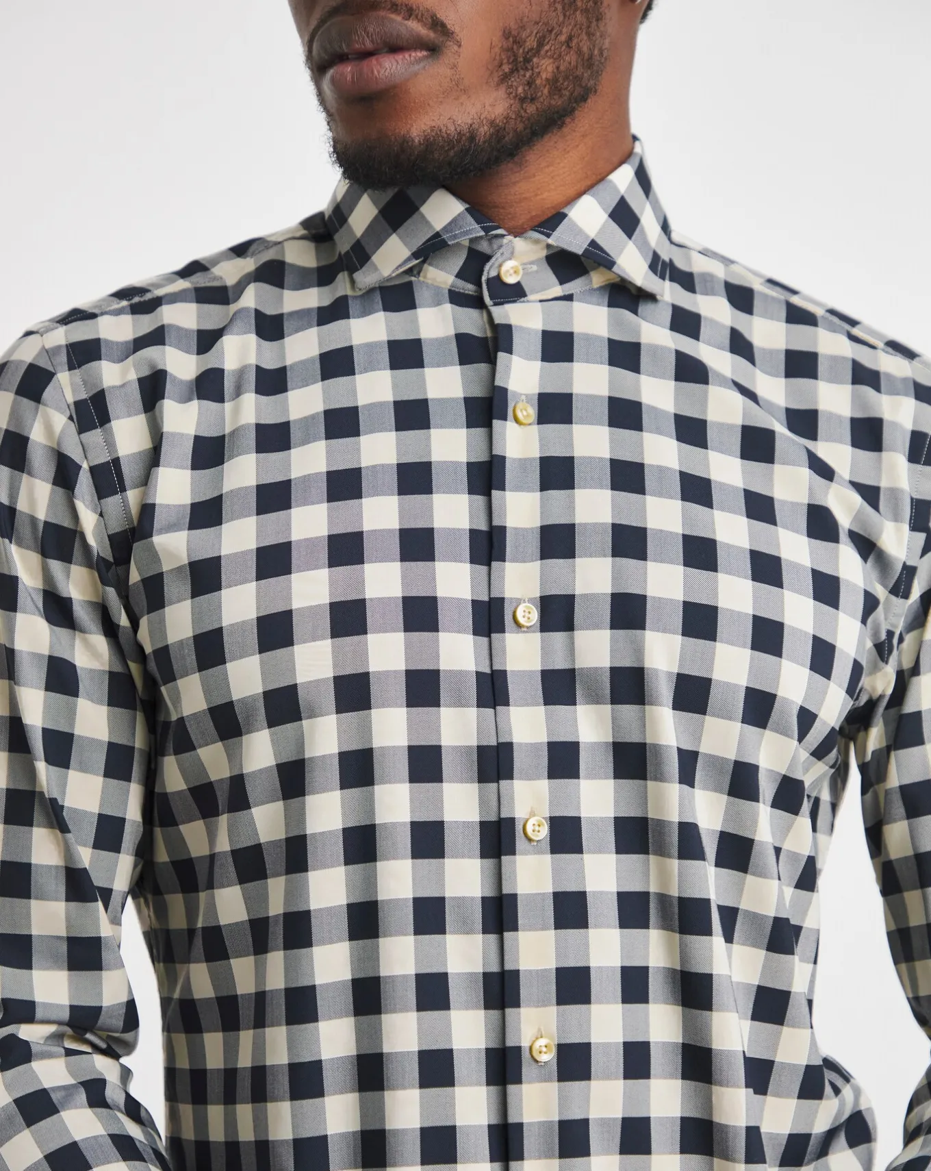 BOSS Check Long Sleeve Shirt- Shirts