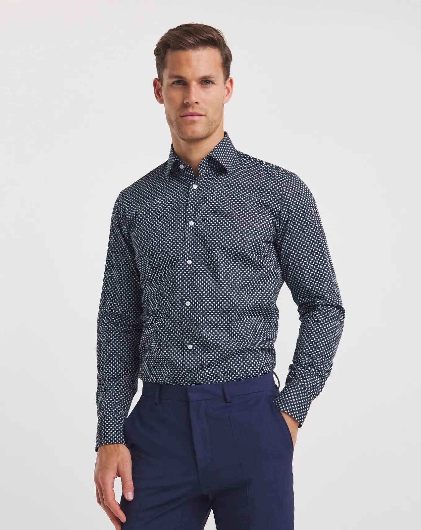 BOSS Regular Fit Printed Formal Shirt- Shirts | Shirts