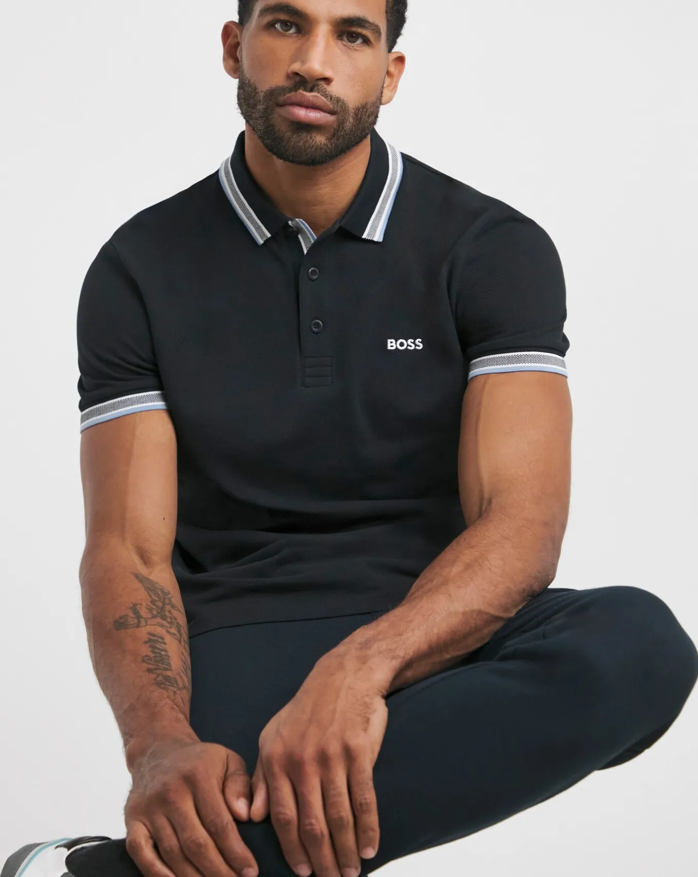 BOSS Short Sleeve Classic Paddy Polo- Polo Shirts