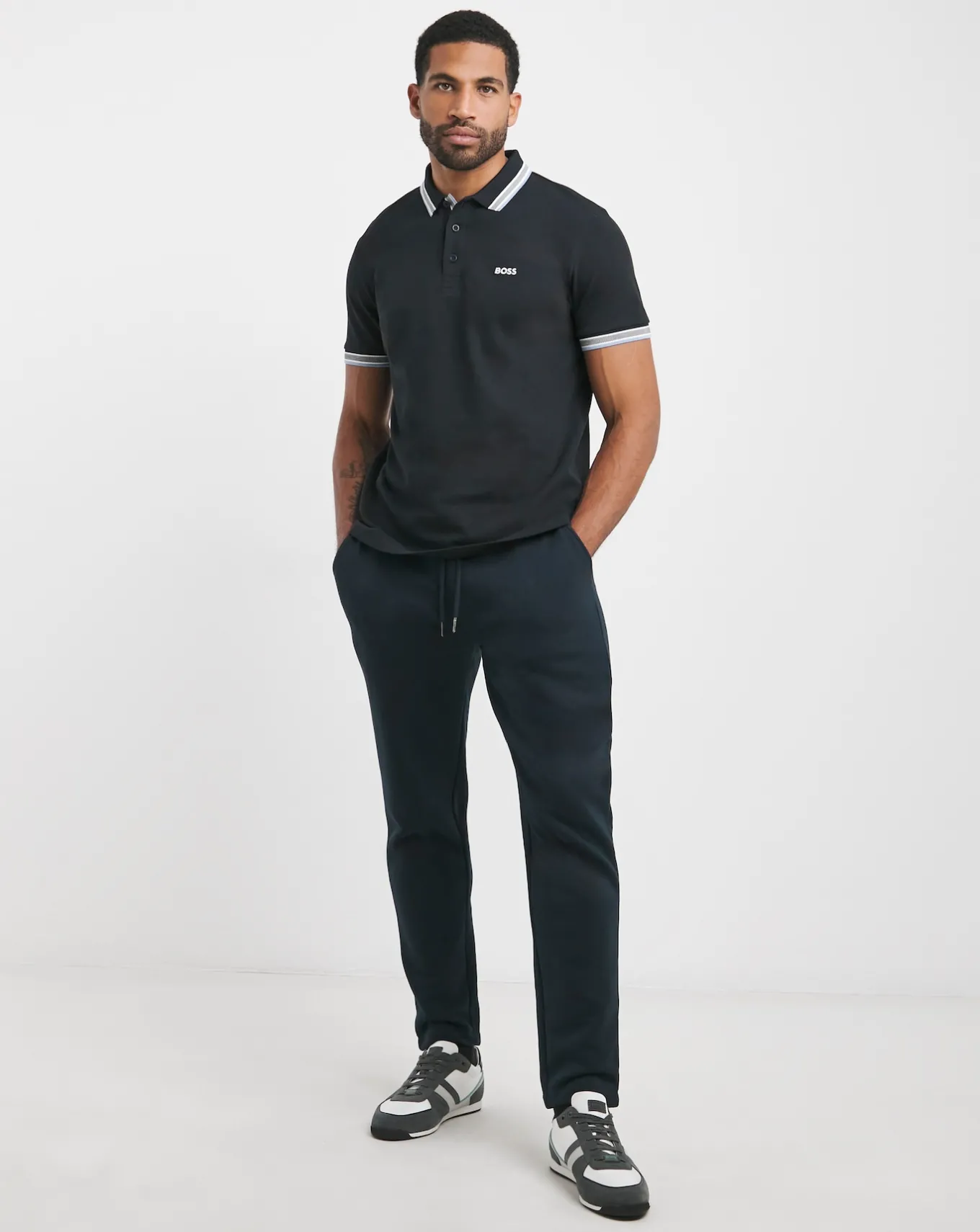 BOSS Short Sleeve Classic Paddy Polo- Polo Shirts