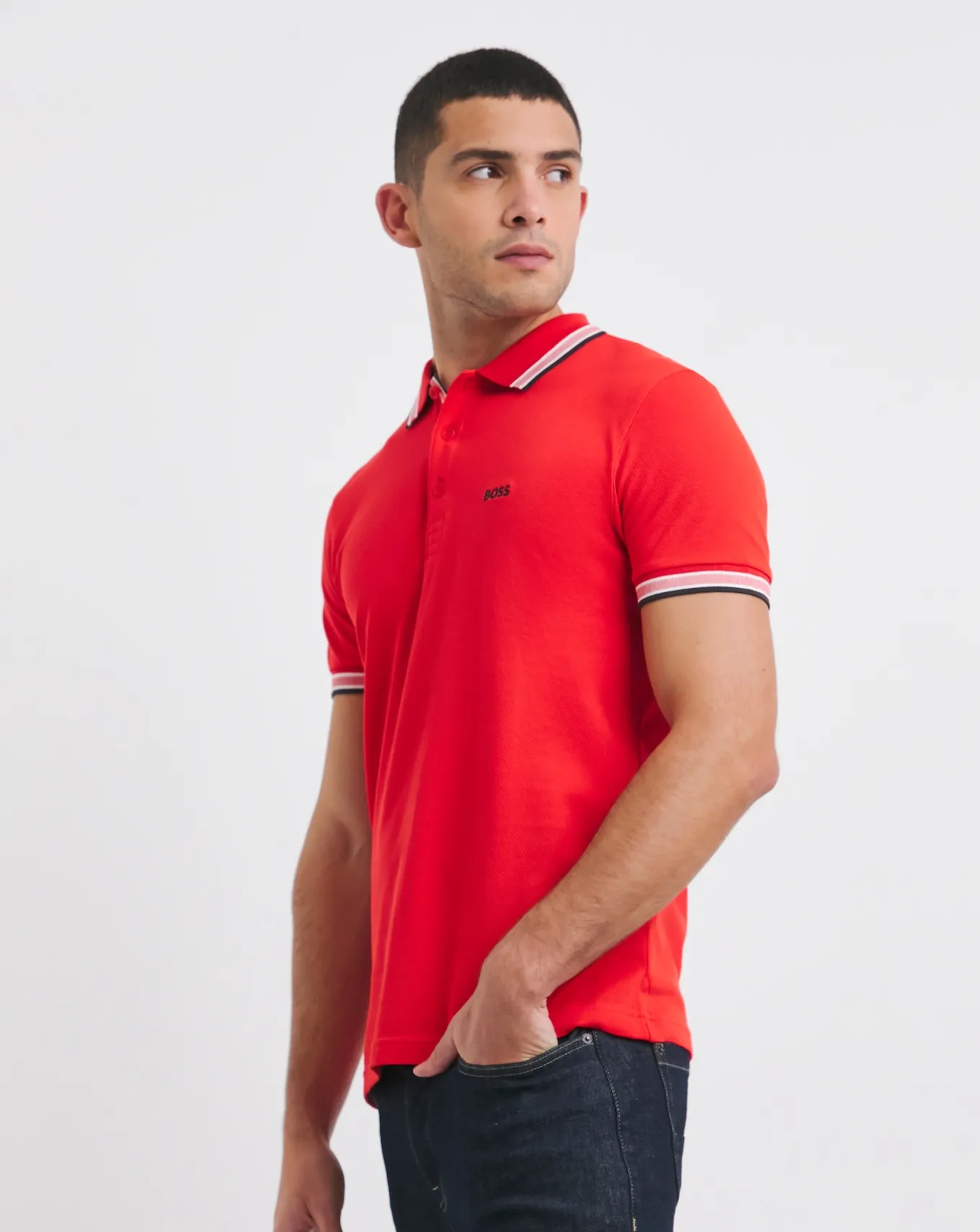 BOSS Short Sleeve Classic Paddy Polo- Polo Shirts