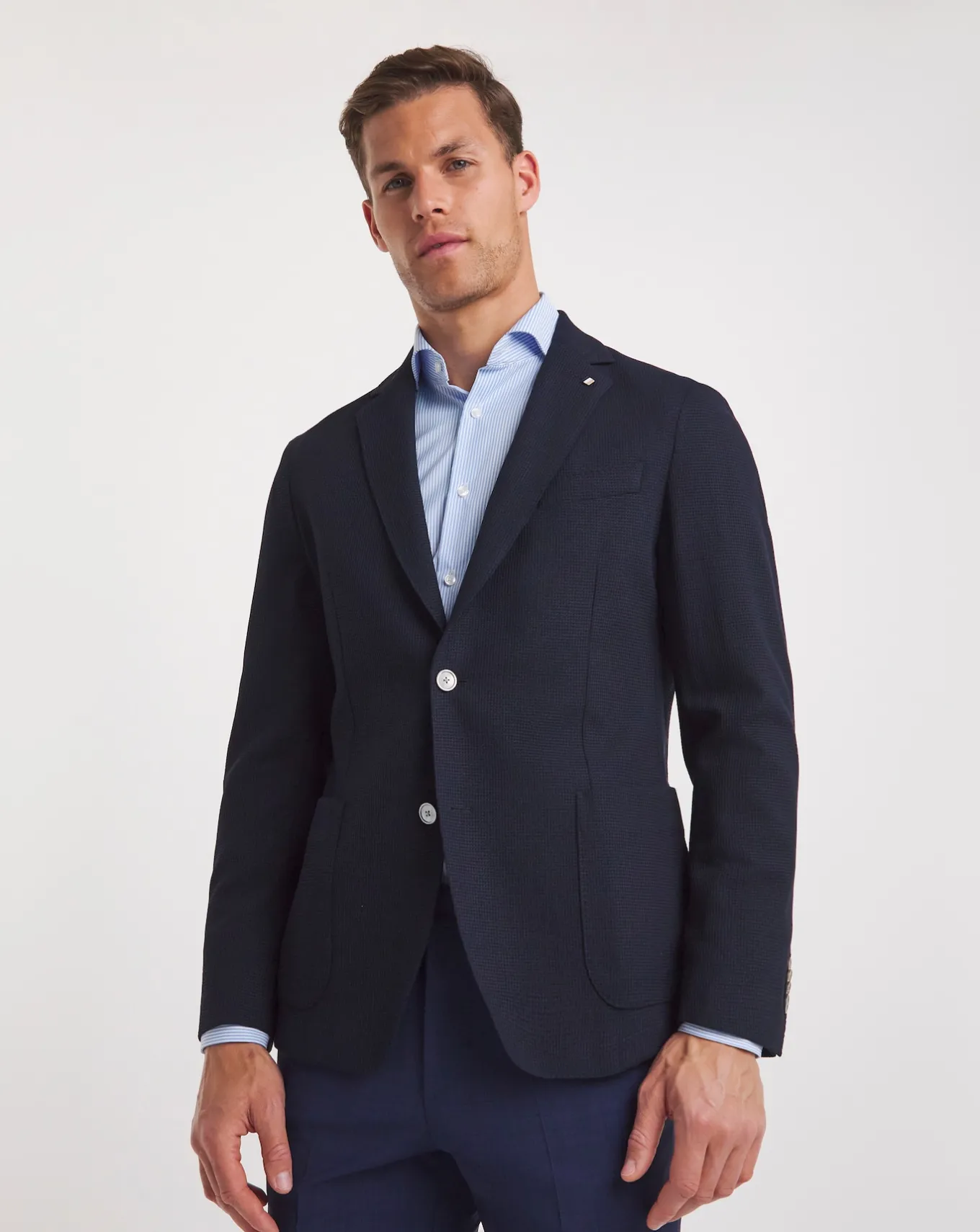 BOSS Slim Fit Textured Blazer- Blazers | Blazers