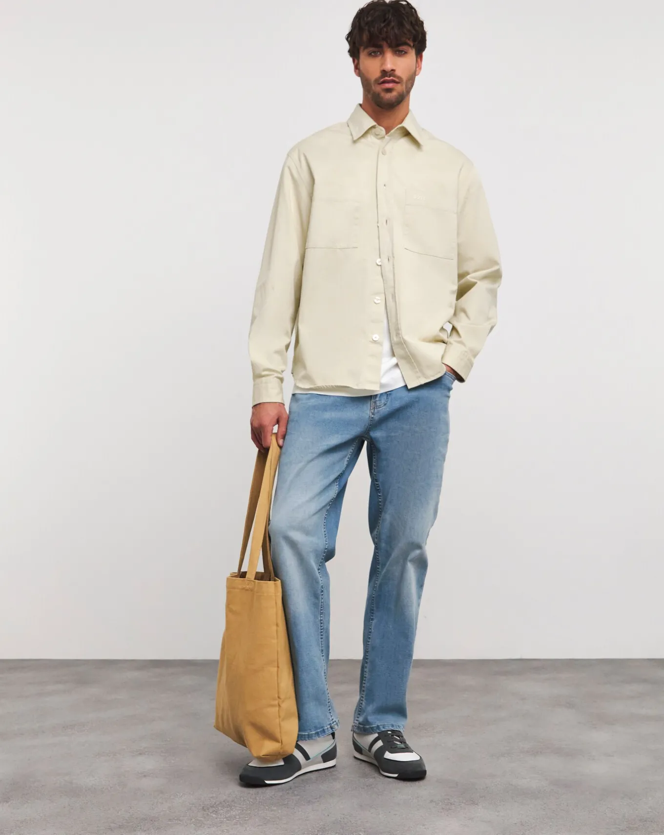 BOSS Twill Pocket Overshirt- Shirts