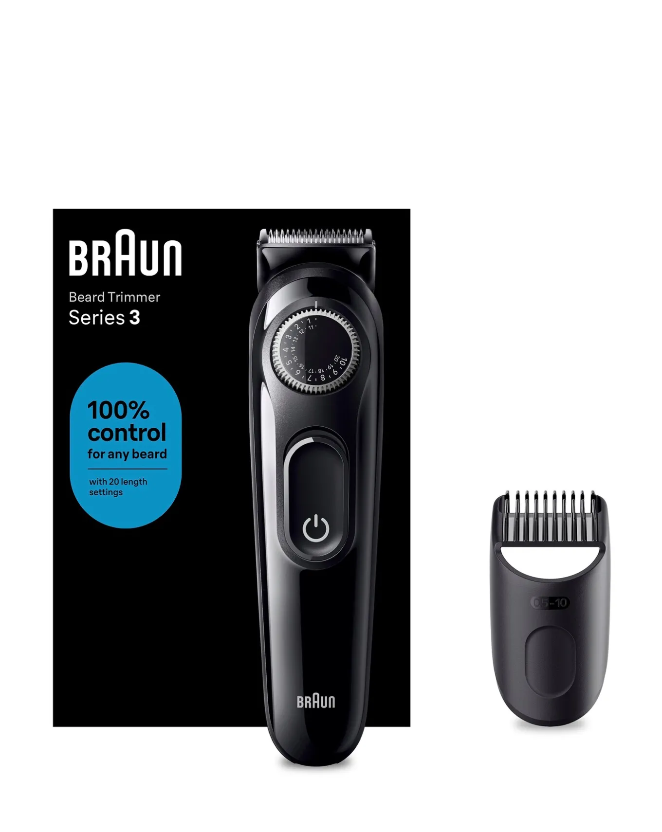 Braun Beard Trimmer Series 3 BT3400- Shaving