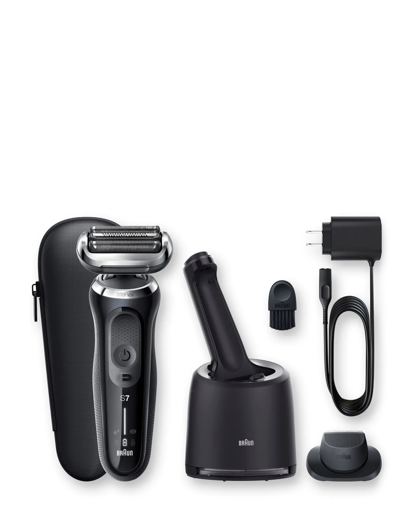 Braun Series 7 N7200 Wet & Dry SmartCare Rechargeable Shaver- Shaving