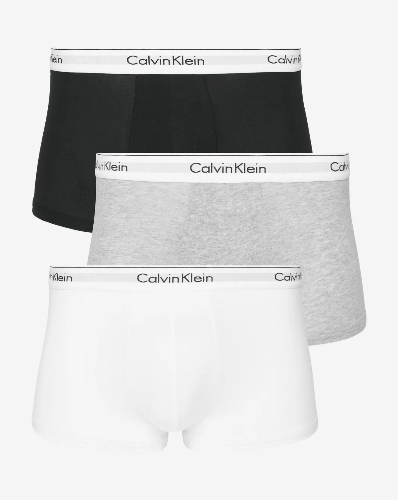 Calvin Klein Heather 3 Pack Modern Cotton Trunk- Underwear