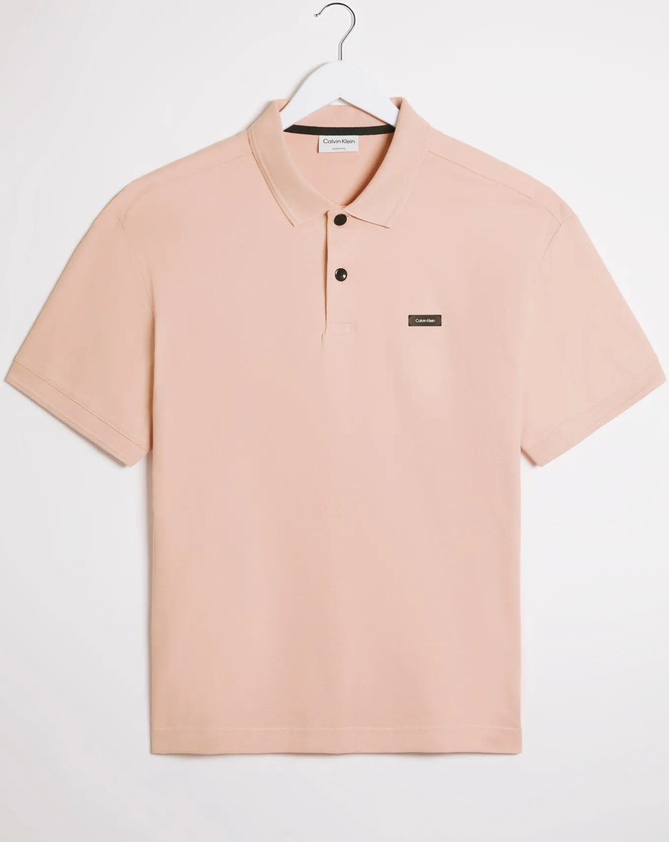 Calvin Klein Coral Stretch Slim Polo- Polo Shirts