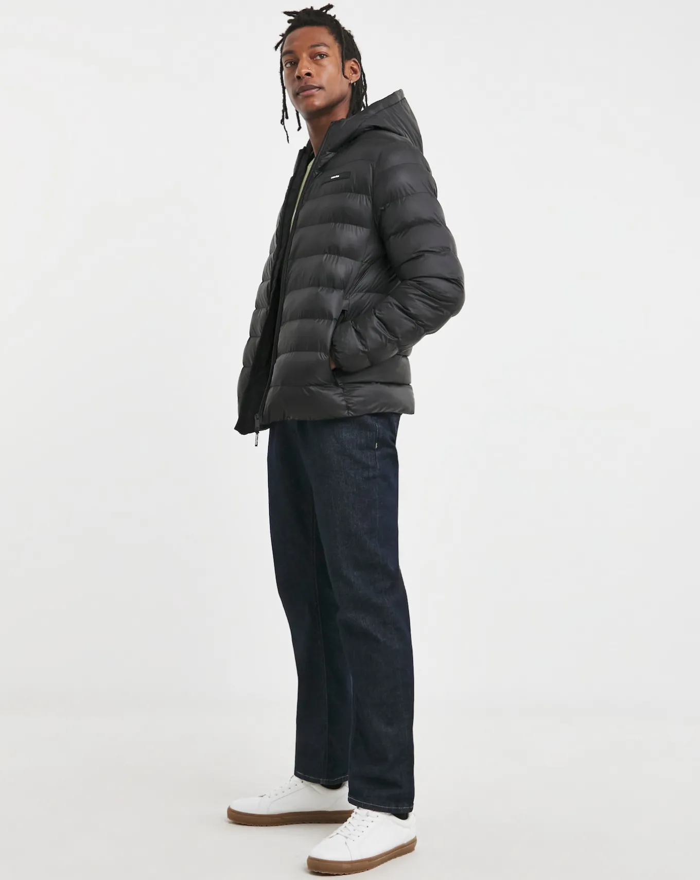 Calvin Klein Hooded Puffer Jacket- Coats & Jackets