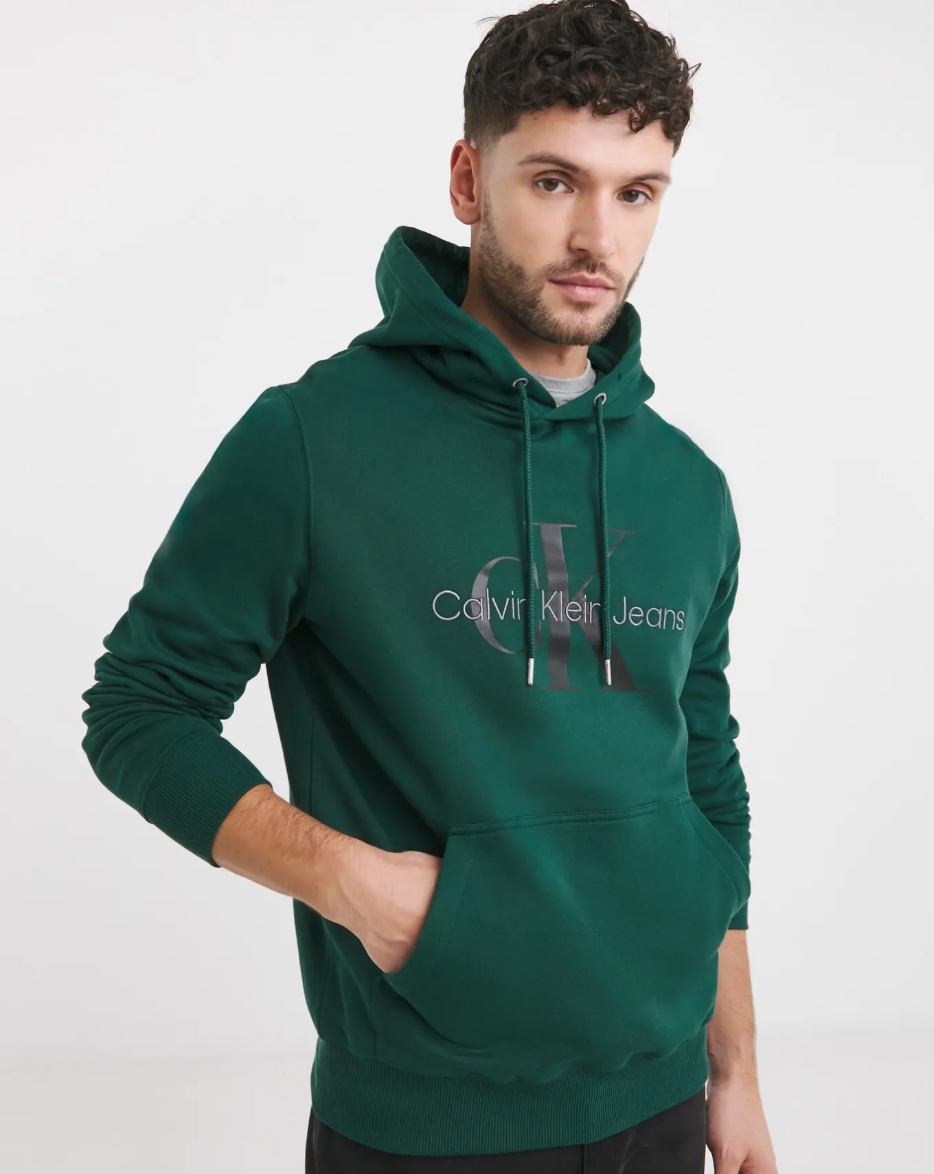 Calvin Klein Jeans Monologo Regular Fit Hoodie- Hoodies & Sweatshirts