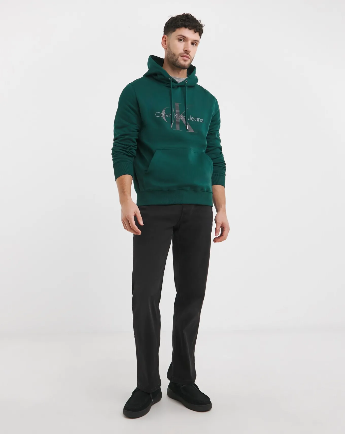 Calvin Klein Jeans Monologo Regular Fit Hoodie- Hoodies & Sweatshirts